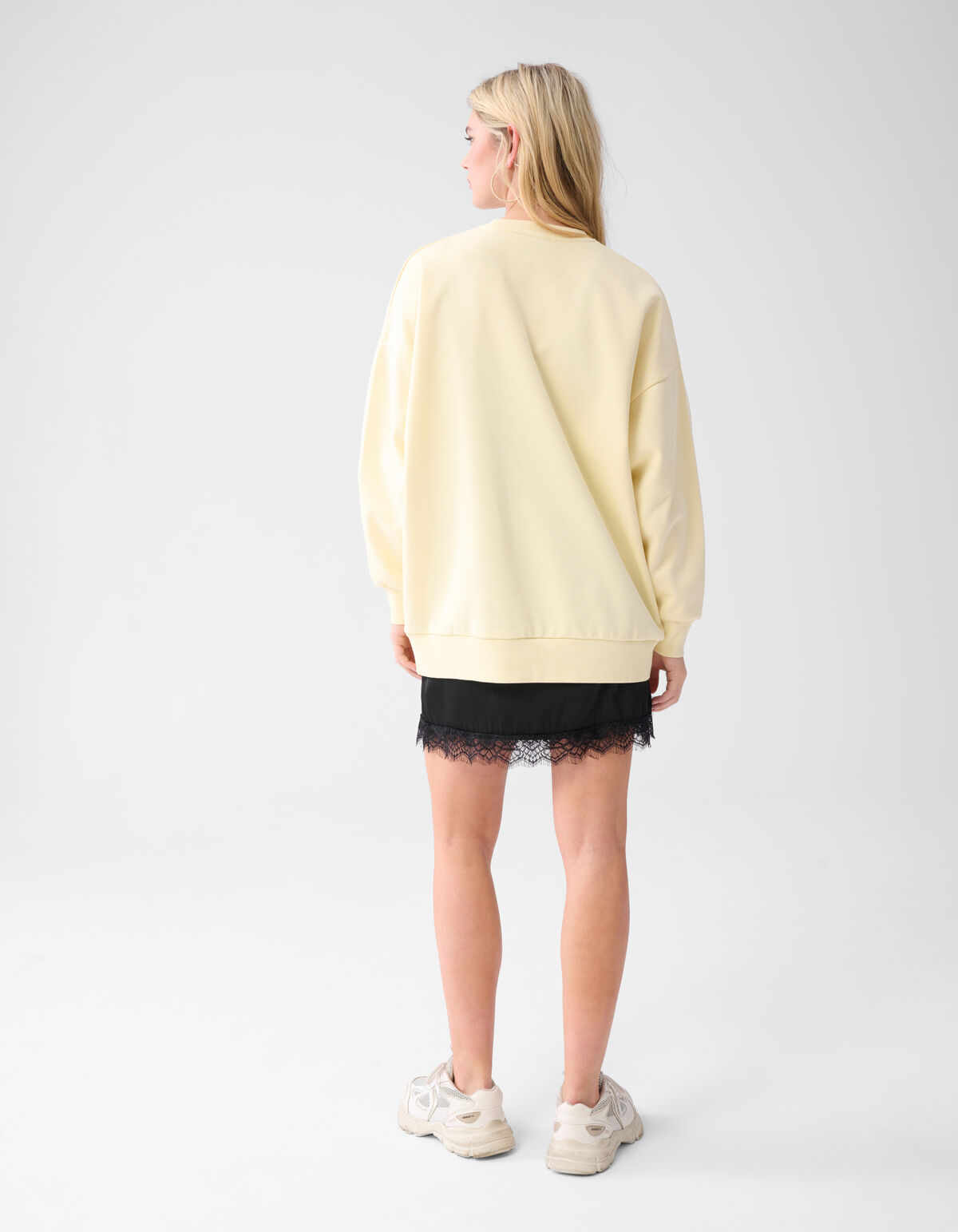 Tarocco Artwork Sweater Lichtgeel SHOEBY WOMEN