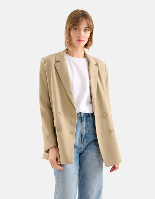 Basis T-shirt Wit SHOEBY WOMEN