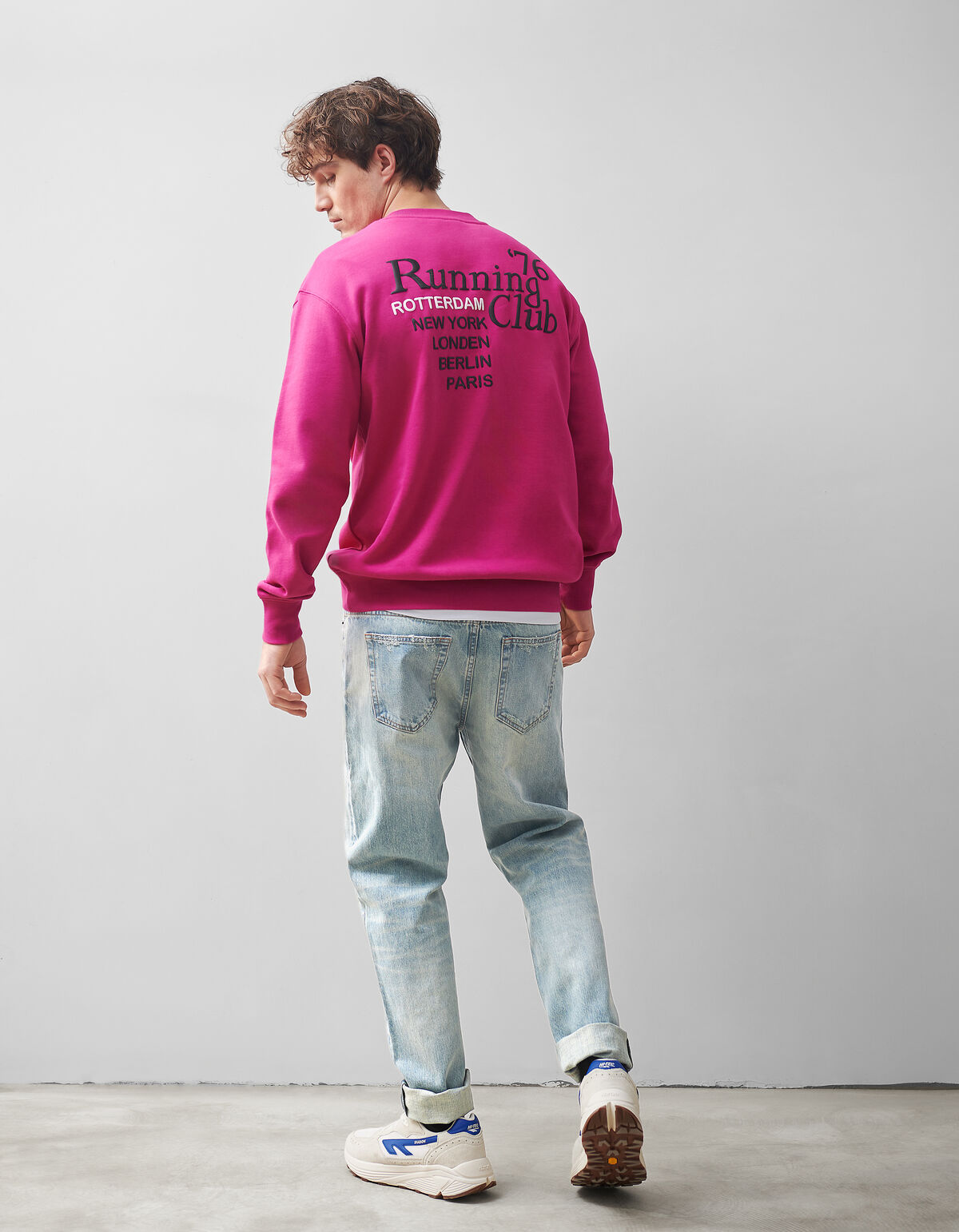 Sweater Donkerroze SHOEBY MEN