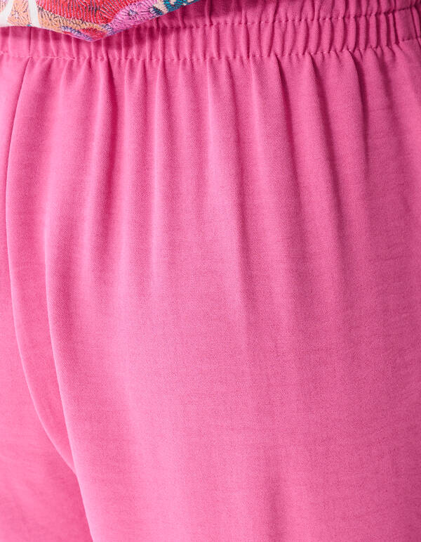 Piping Wide Leg Broek Lichtroze SHOEBY GIRLS