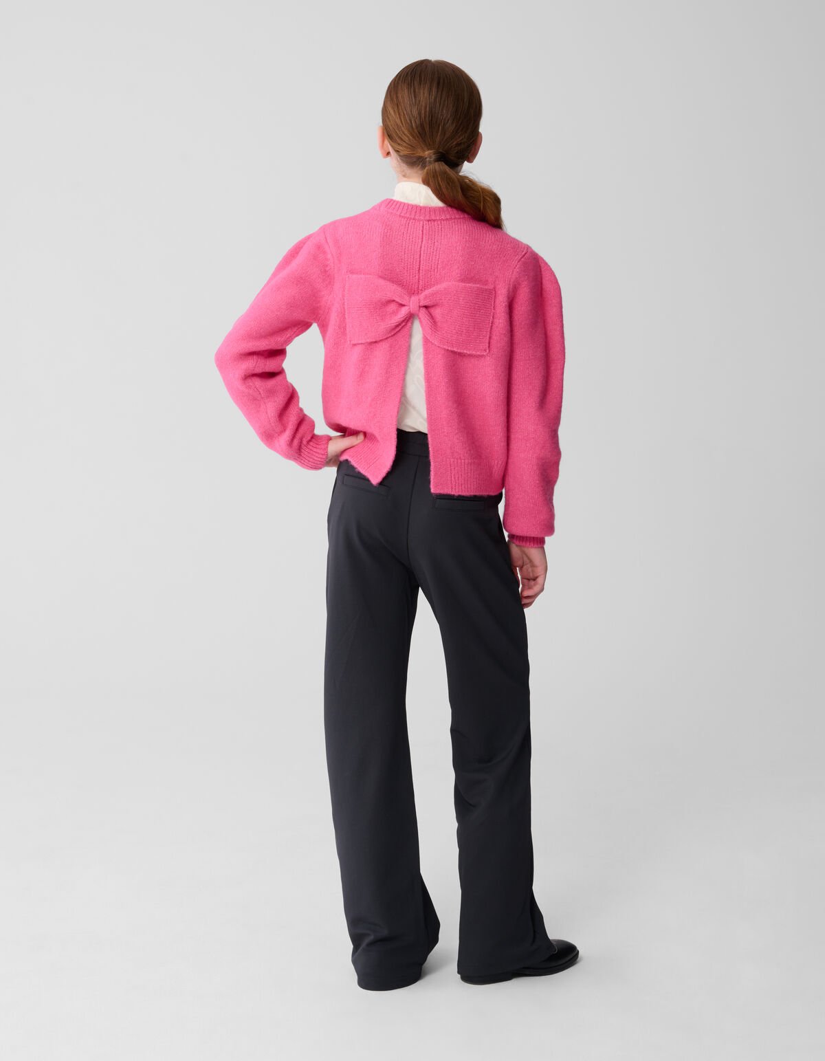 Open Back Strik Trui Roze SHOEBY GIRLS