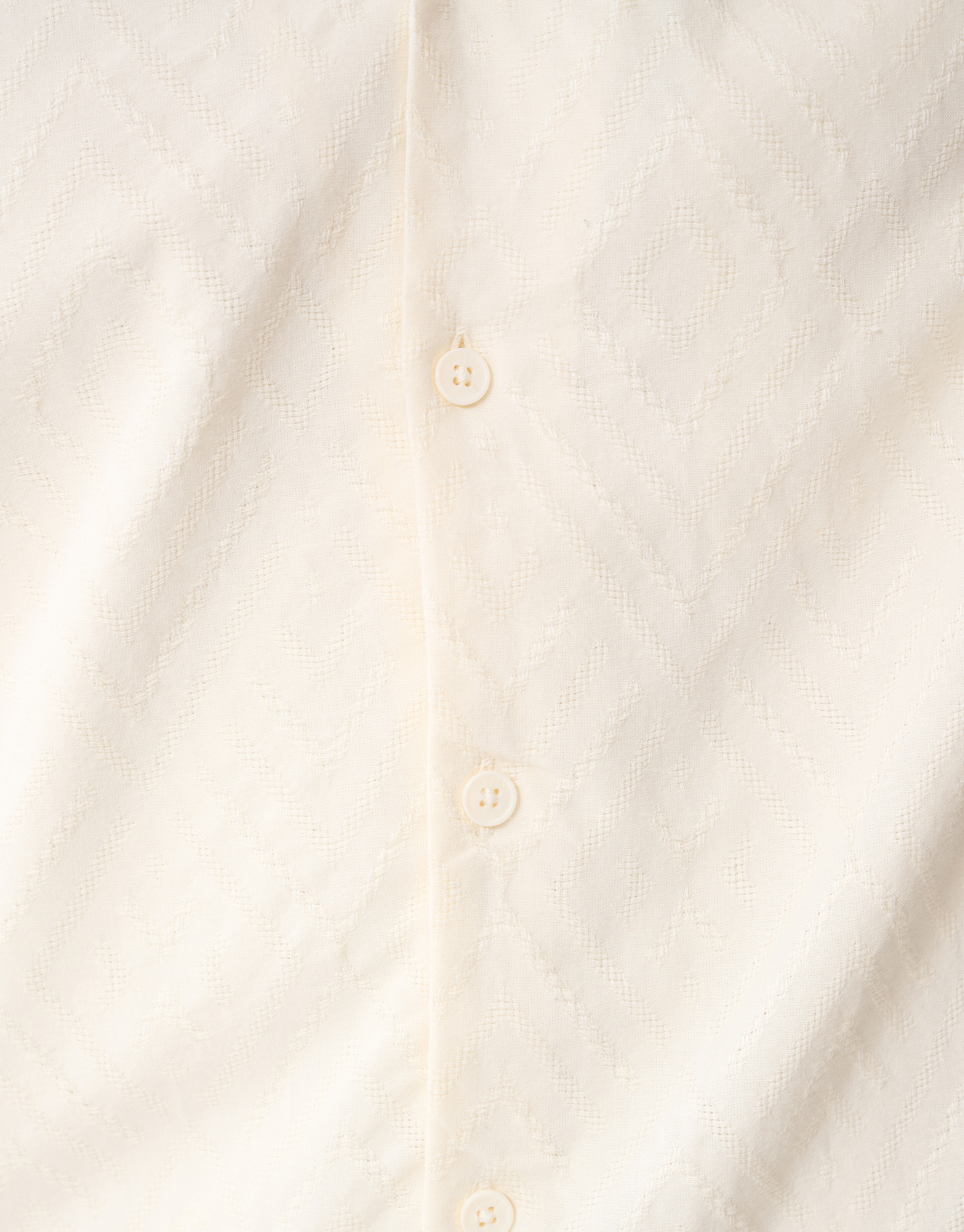 Jacquard Shirt Gebroken Wit SHOEBY MEN