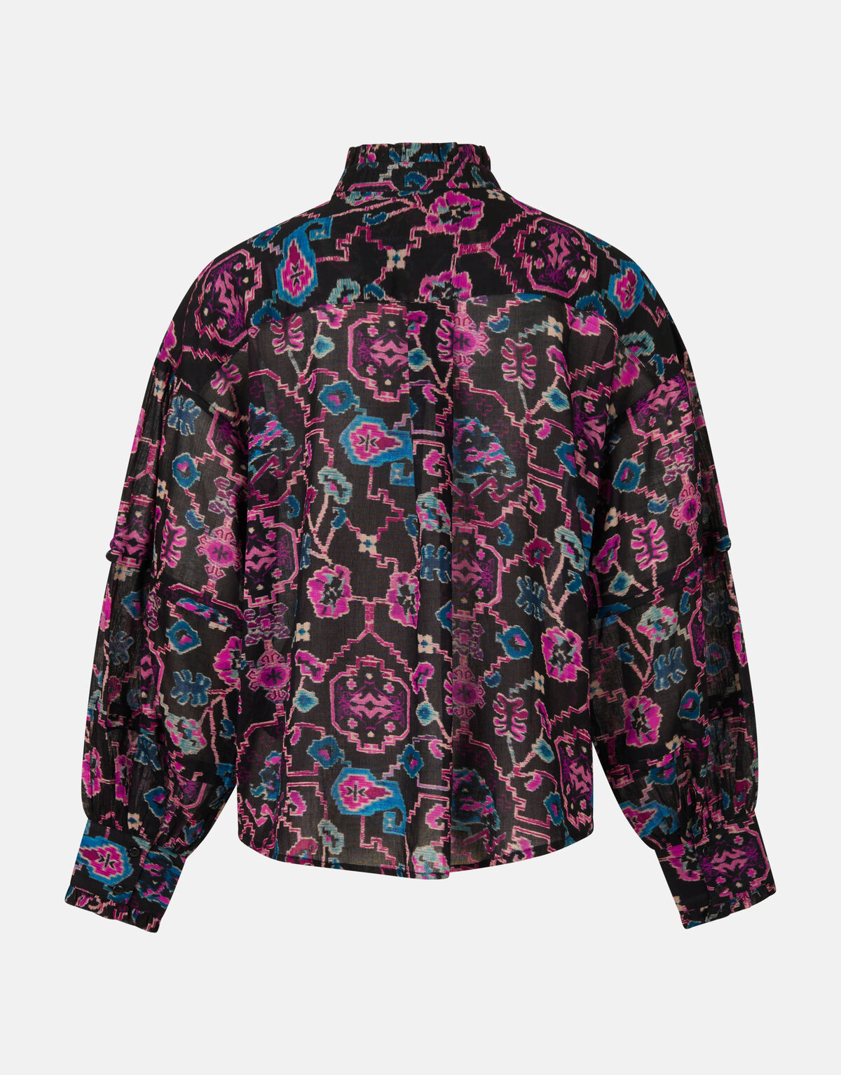 Grafische Print Blouse Zwart SHOEBY WOMEN
