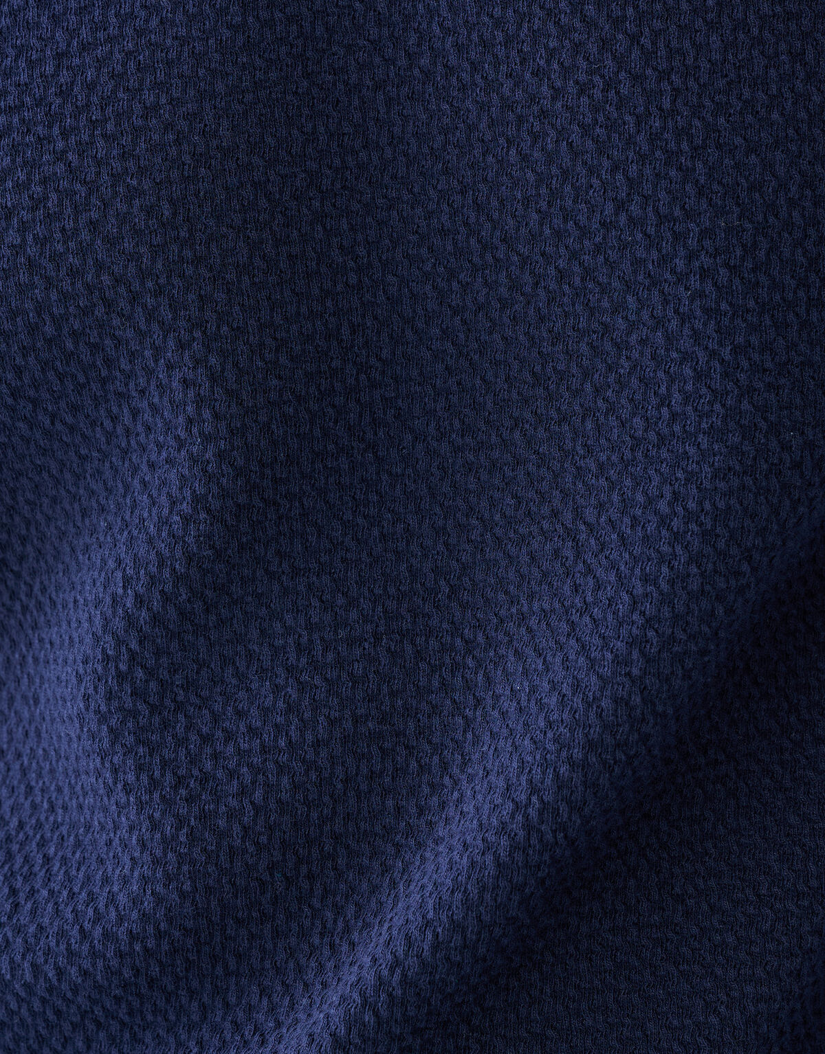 Structuur Jersey Longsleeve Donkerblauw SHOEBY MEN