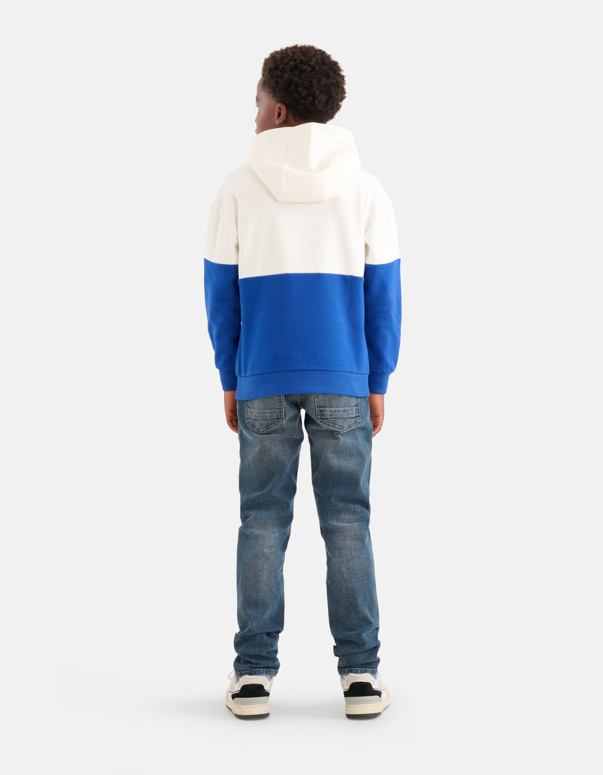 Colorblock Hoodie Blauw SHOEBY BOYS