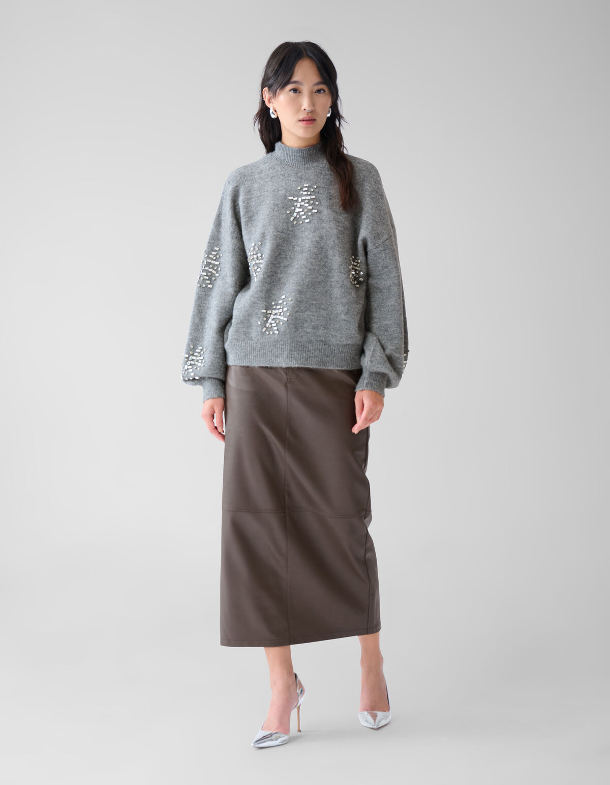 Maxi Rok Bruin SHOEBY WOMEN