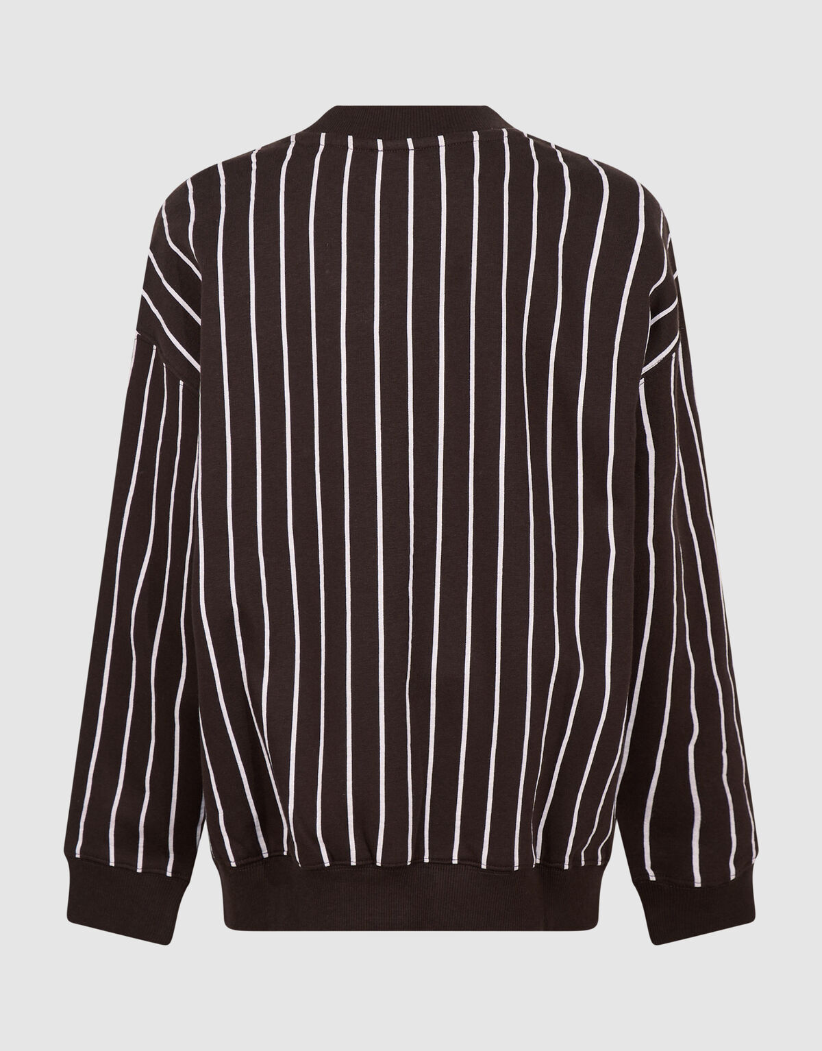 Gestreepte Baseball Sweater Bruin SHOEBY BOYS