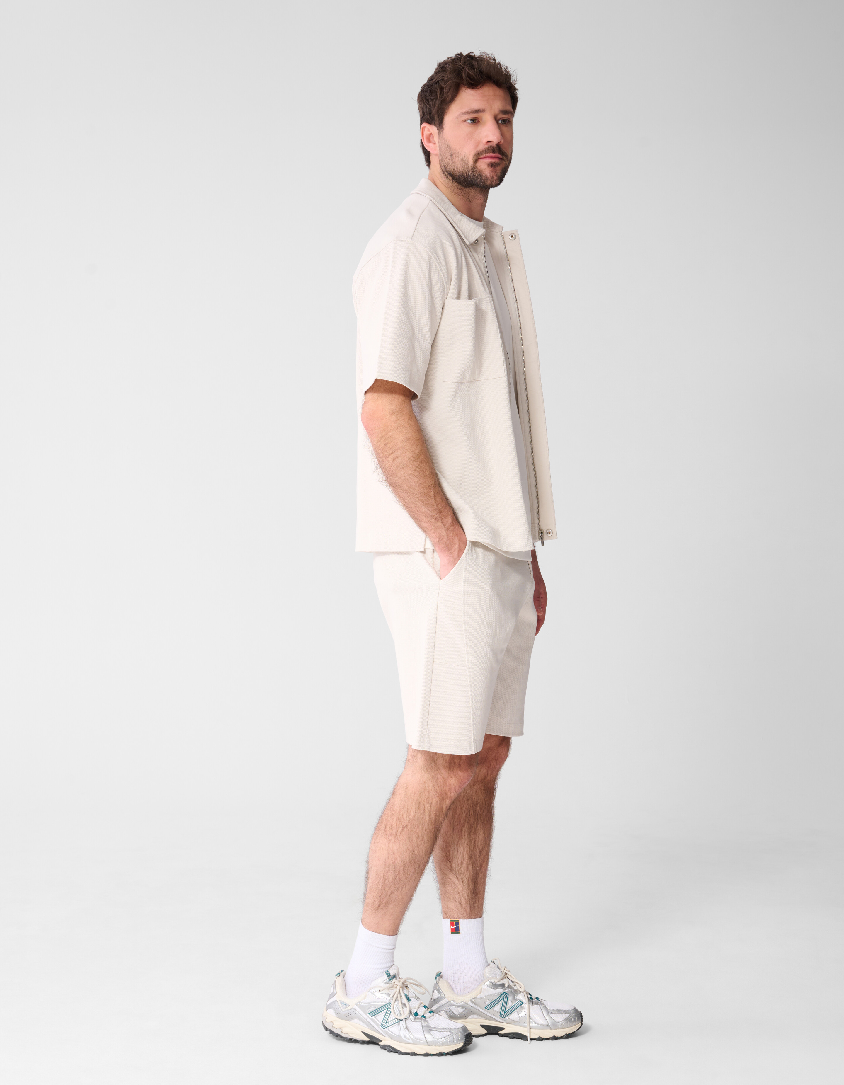 Insert Seam Short Lichtgrijs SHOEBY MEN