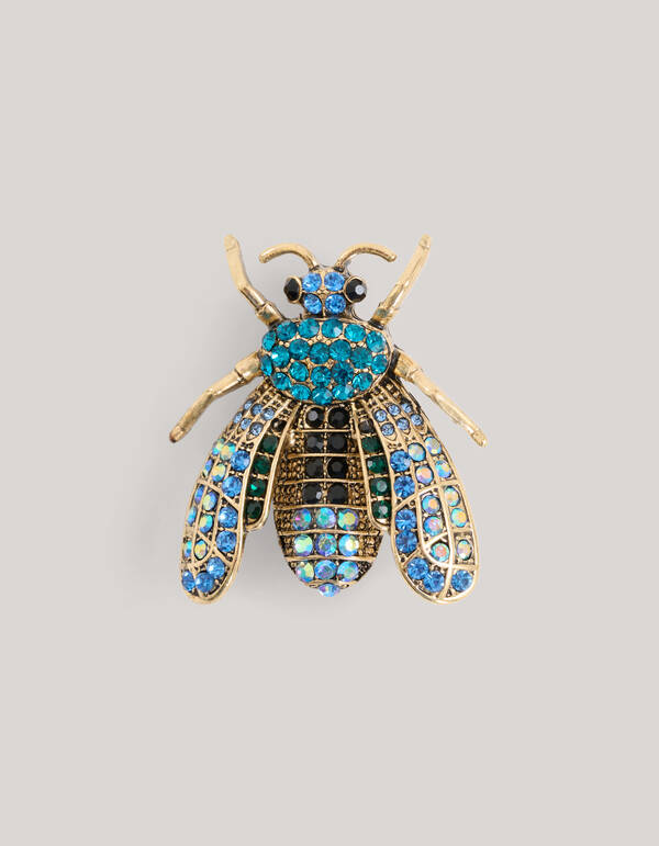 Insect Broche Blauw SHOEBY ACCESSOIRES