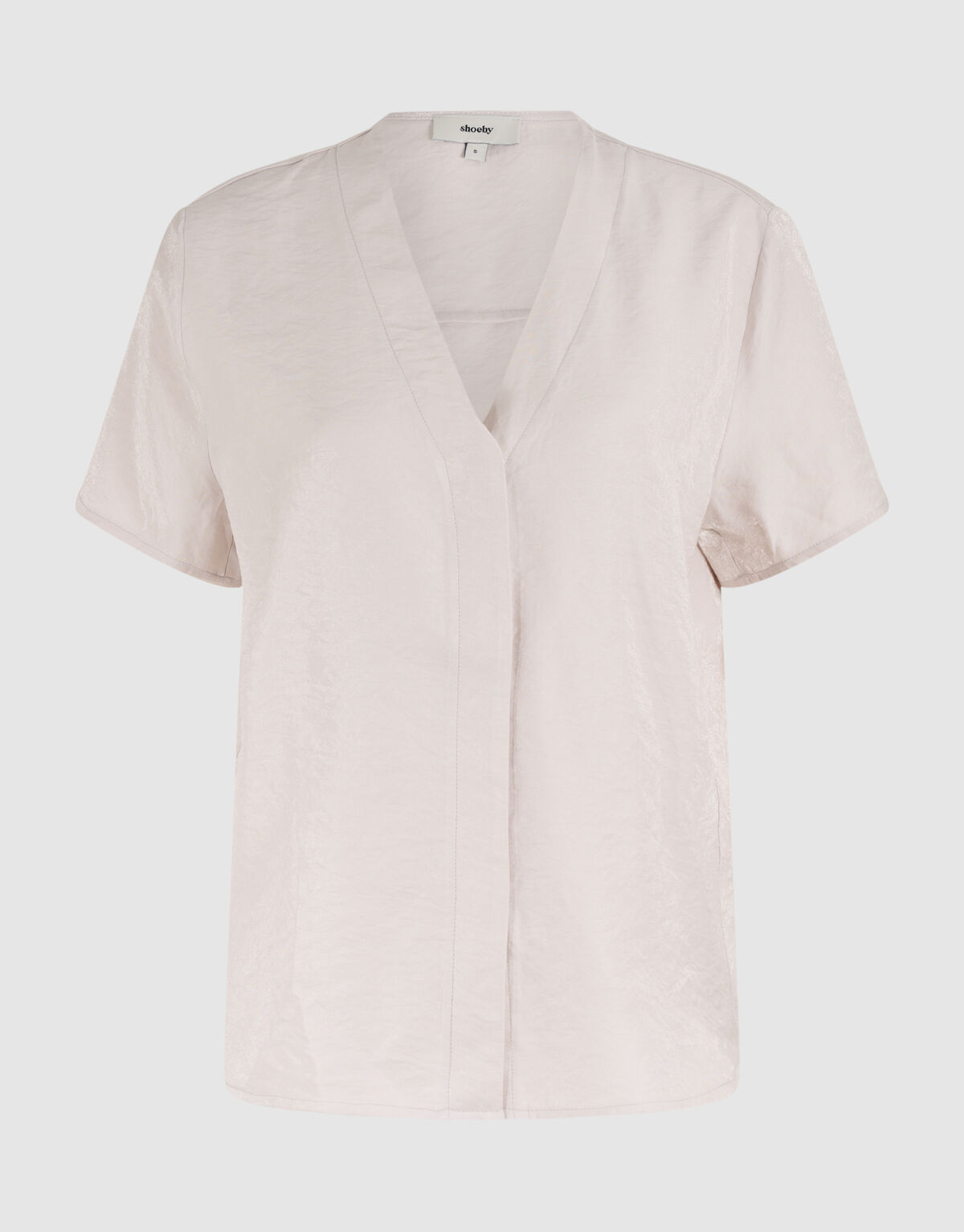 Knoop Overslag Top Zand SHOEBY WOMEN