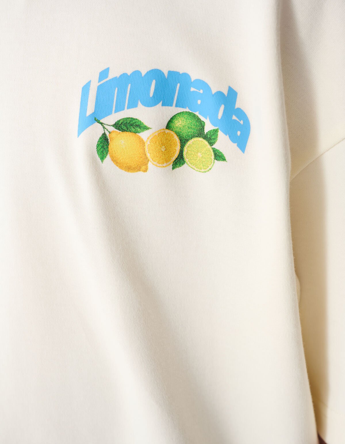 Limonada Artwork T-shirt Gebroken Wit SHOEBY BOYS