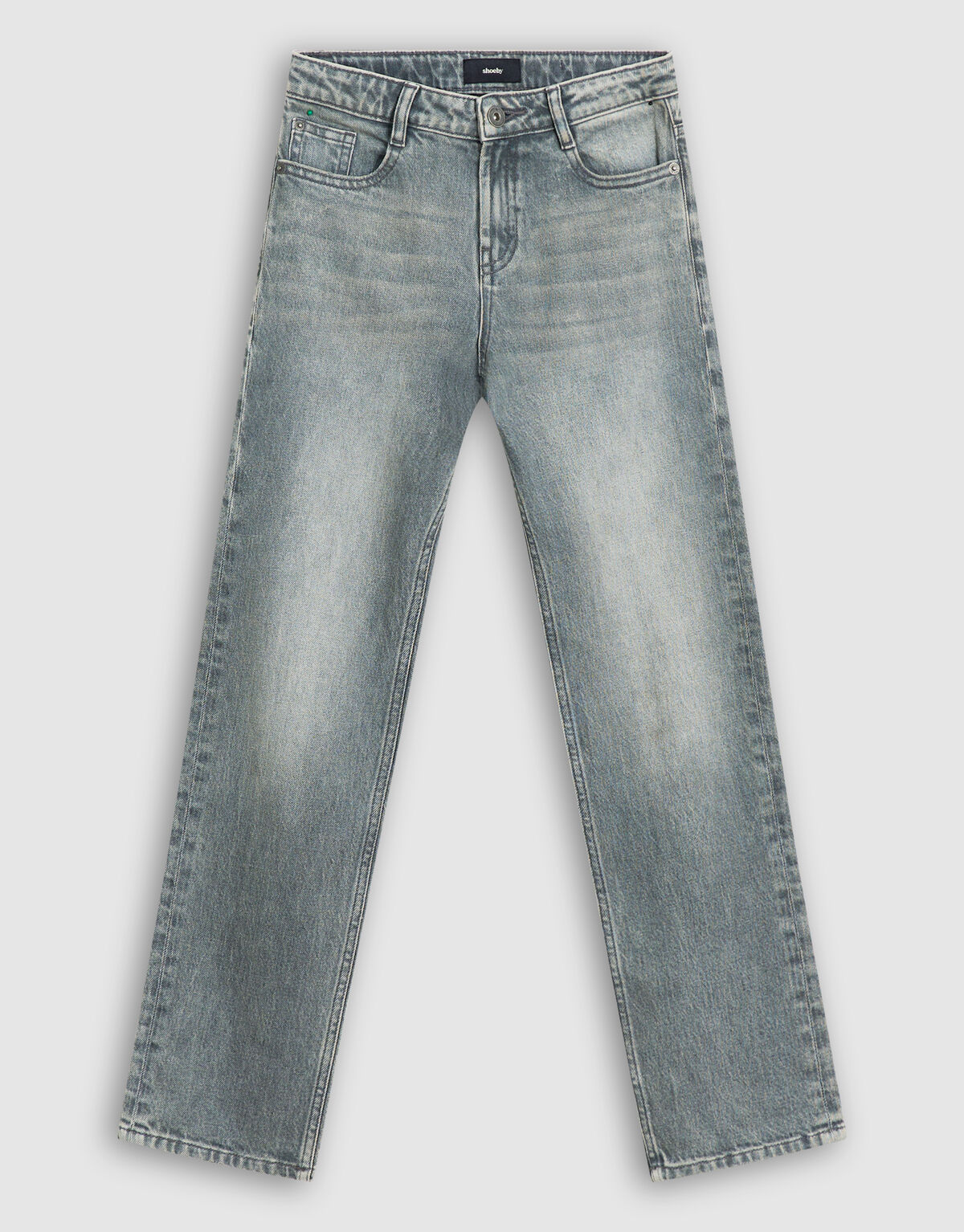Straight Fit Jeans Grijs SHOEBY BOYS