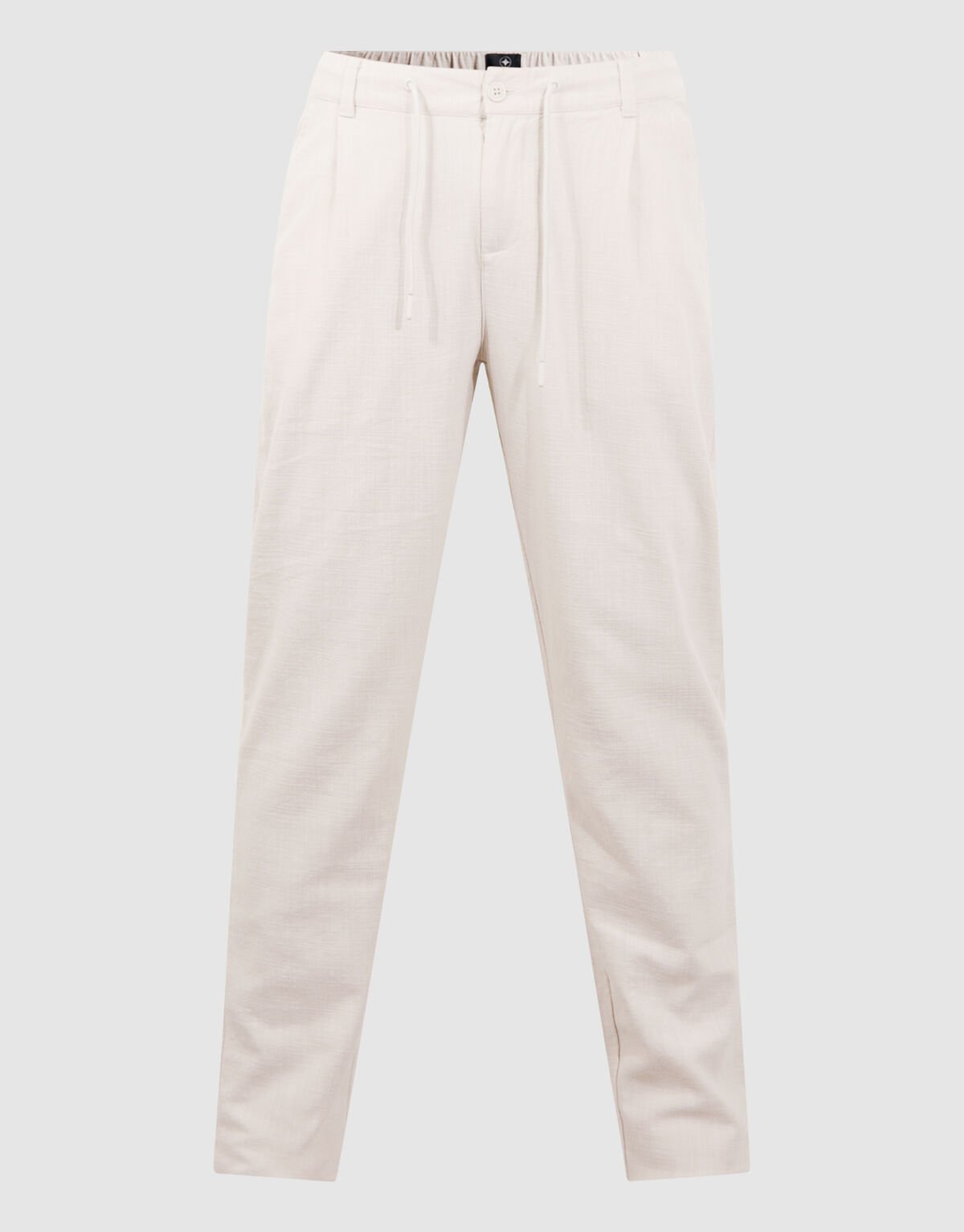 Structuur Regular Fit Broek Lichtgrijs SHOEBY MEN