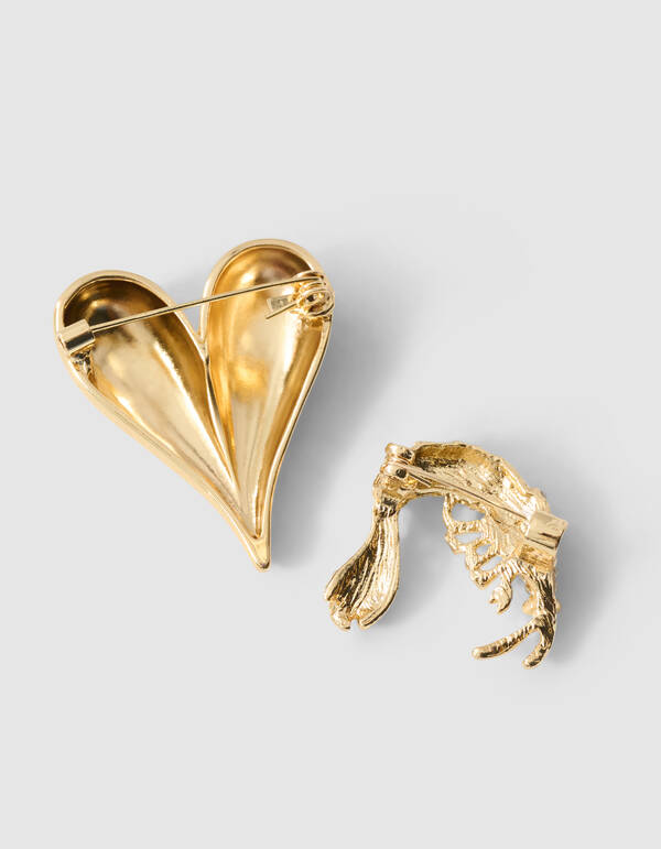 Shrimp Broche Set Goud SHOEBY ACCESSOIRES