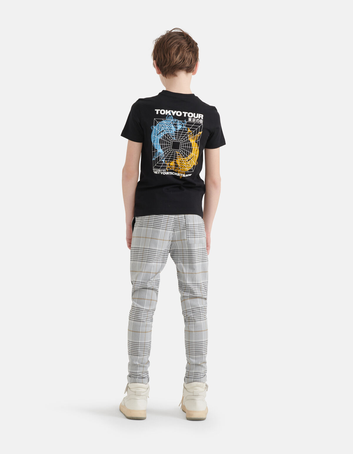 Grafisch Artwork T-shirt Zwart SHOEBY BOYS