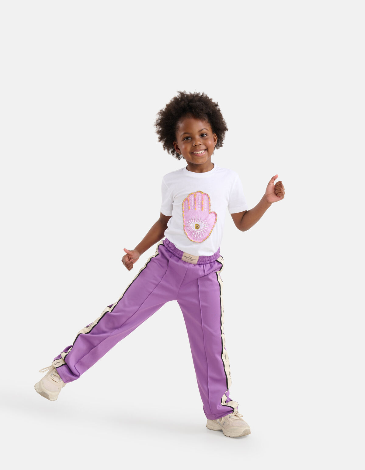 Sporty Tape Broek Paars SHOEBY GIRLS