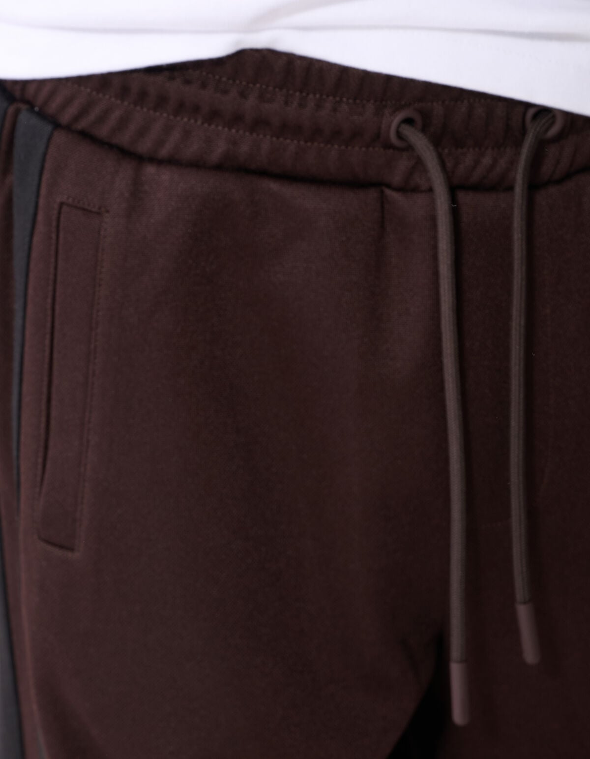 Track Wide Leg Fit Broek Donkerbruin SHOEBY BOYS