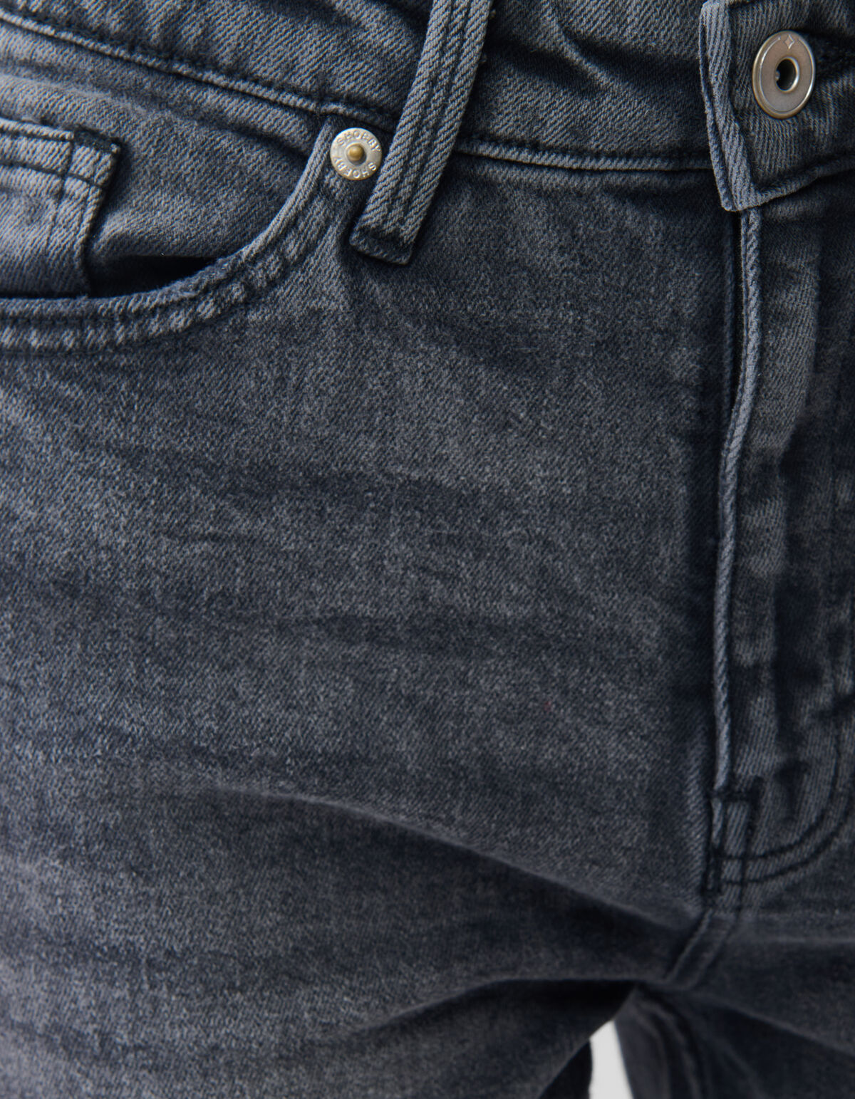 Tapered Fit Jeans Donkergrijs L29 SHOEBY WOMEN