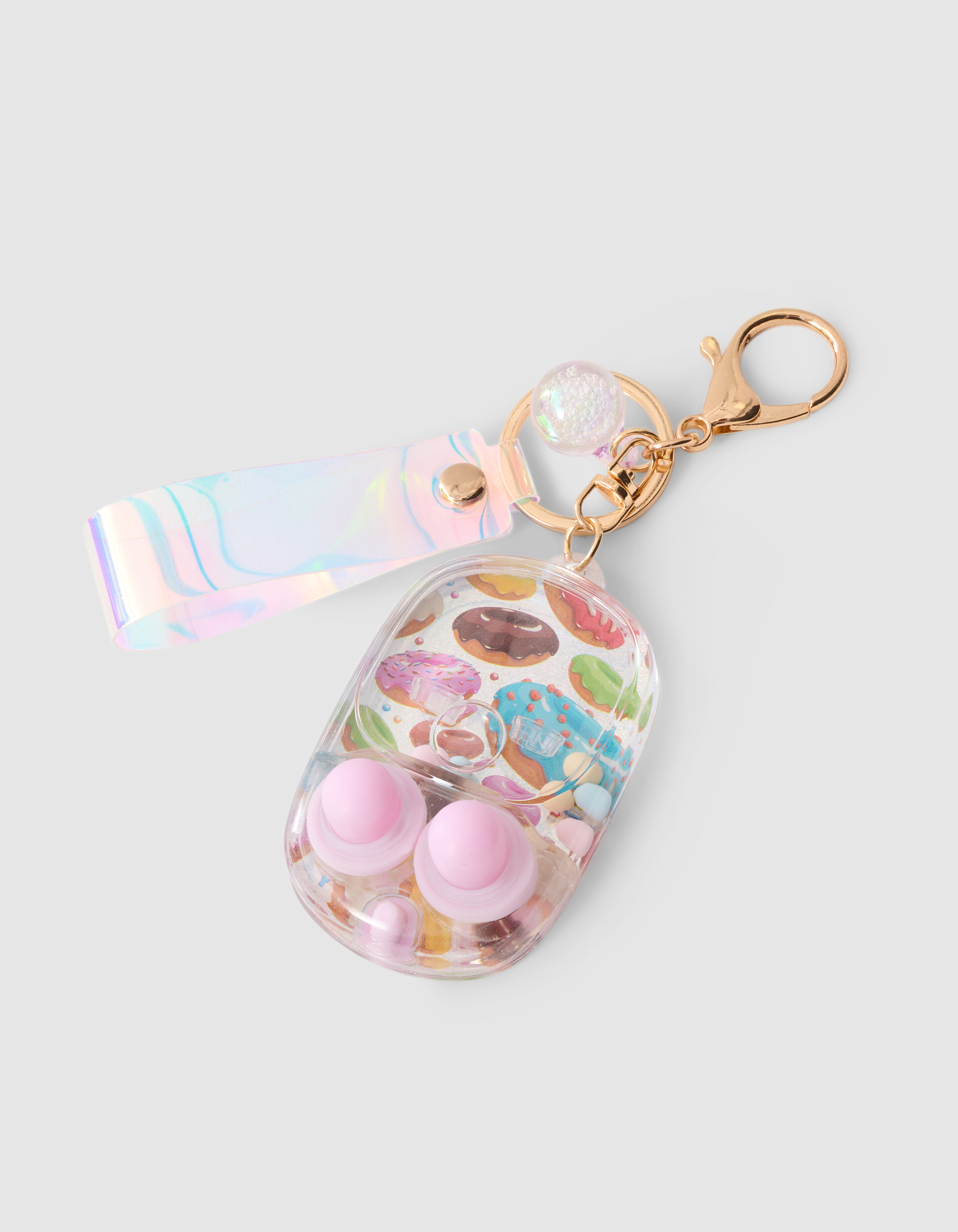Donut Game Sleutelhanger Lichtroze SHOEBY ACCESSOIRES