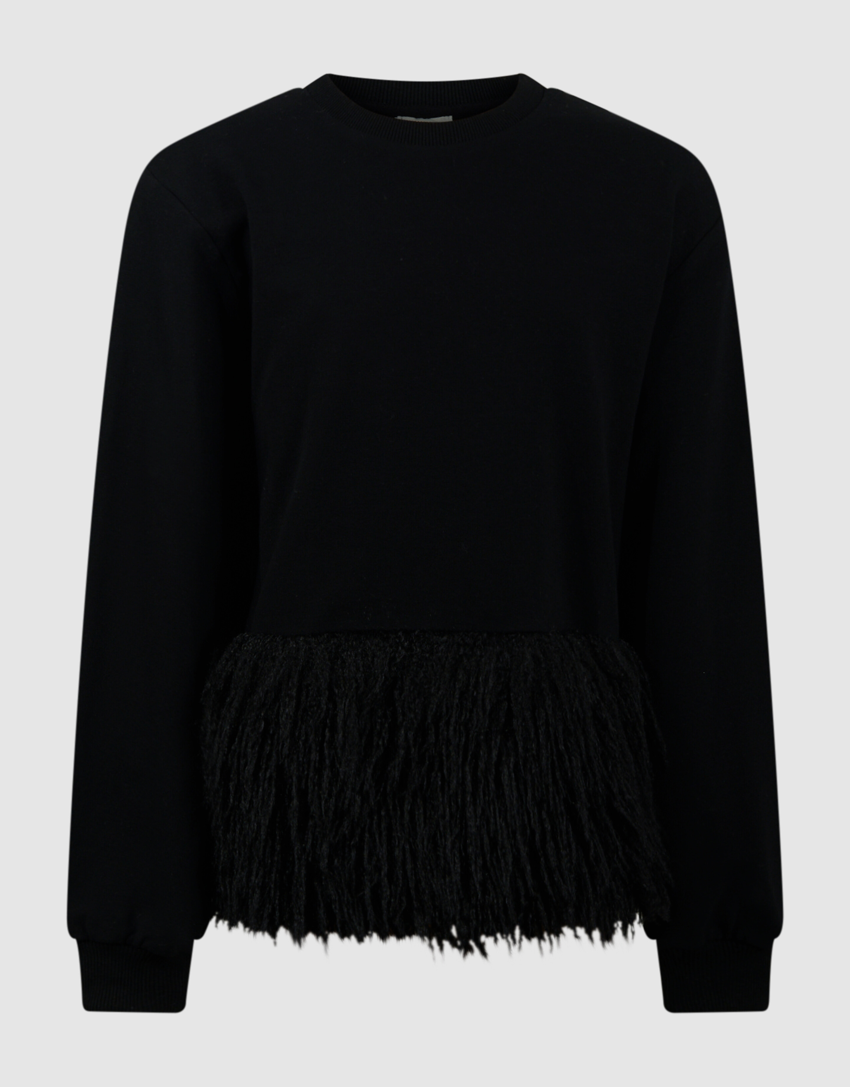 Feather Sweater Zwart SHOEBY GIRLS