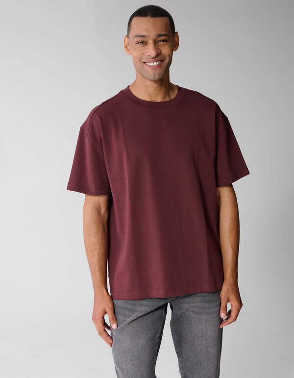 Basis Label T-shirt Rood SHOEBY MEN