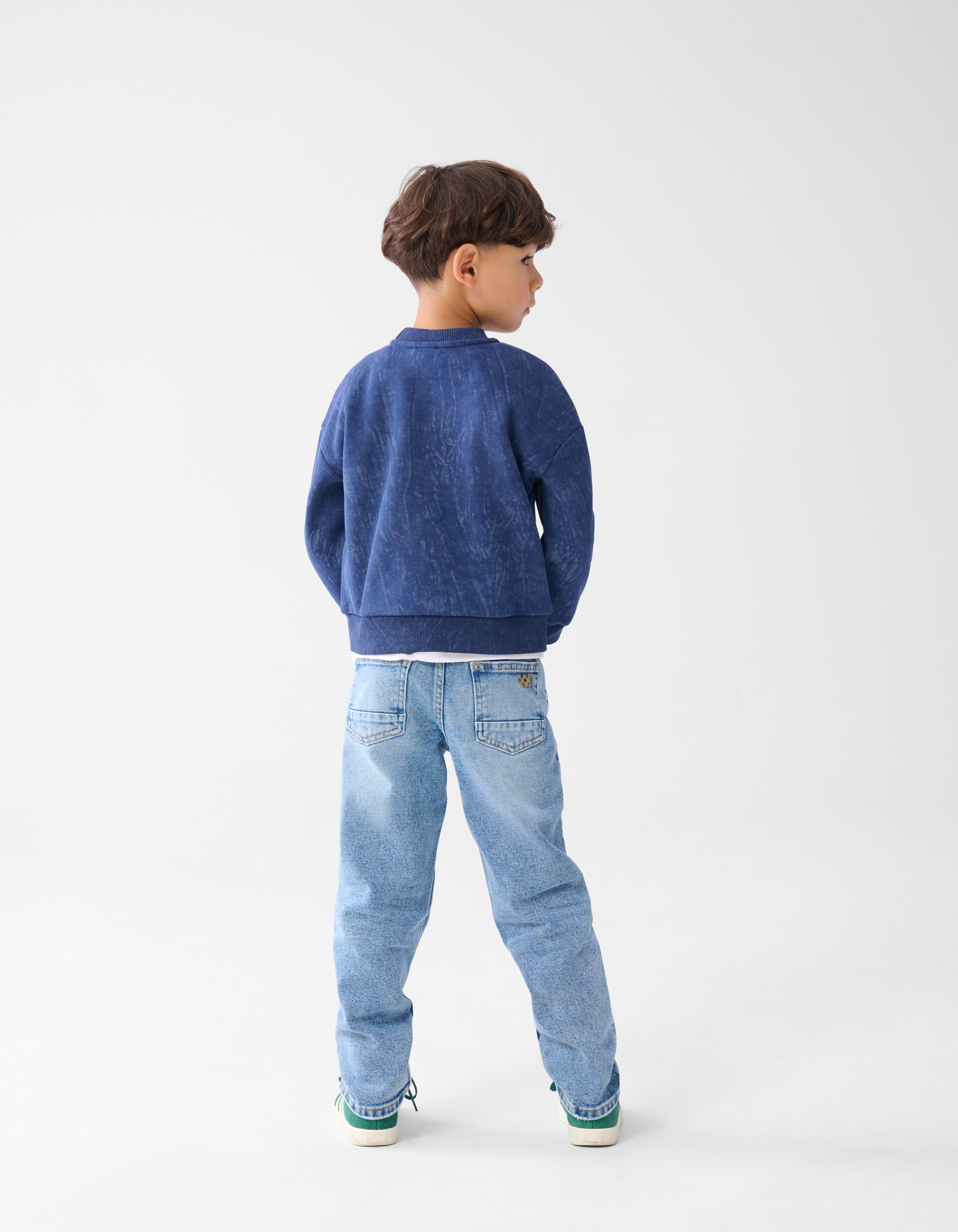 Printed Sweater Donkerblauw SHOEBY BOYS