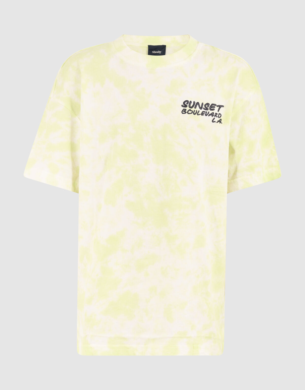 Tie Dye T-shirt Lichtgroen SHOEBY BOYS