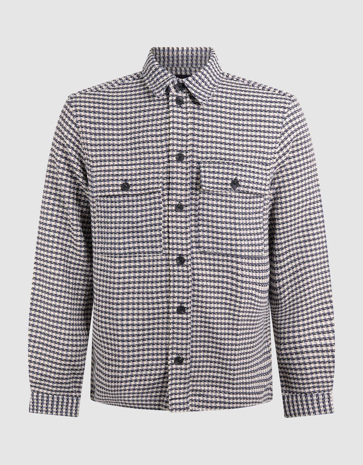 Pied De Poule Overshirt Zand SHOEBY MEN
