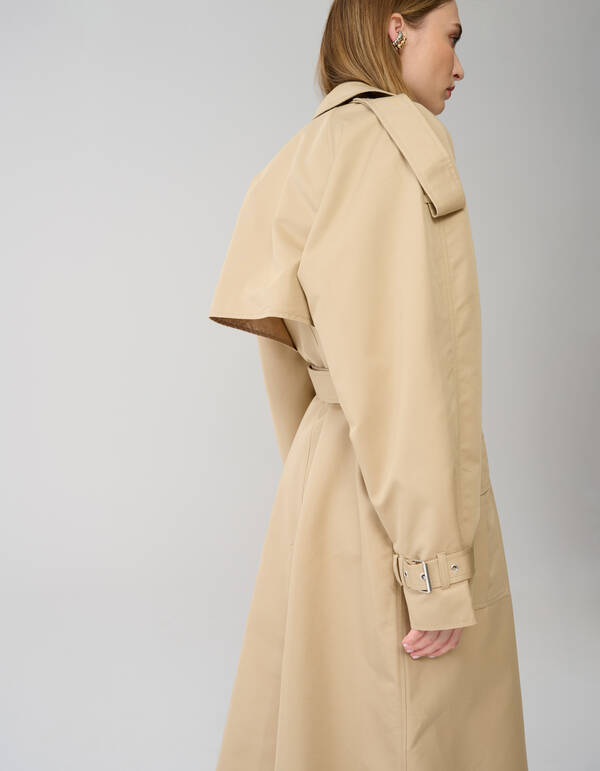 Oversized Trenchcoat Zand By Lonneke SHOEBY WOMEN