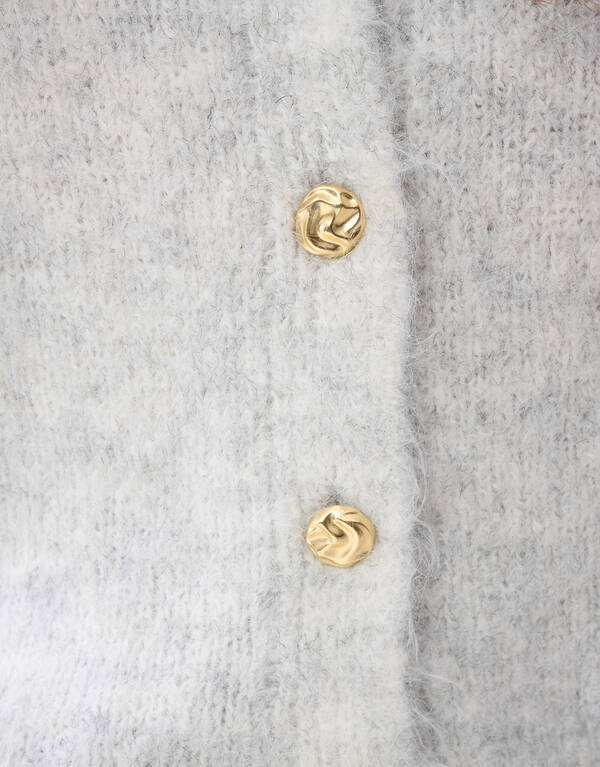 Zacht Vest Lichtgrijs SHOEBY WOMEN