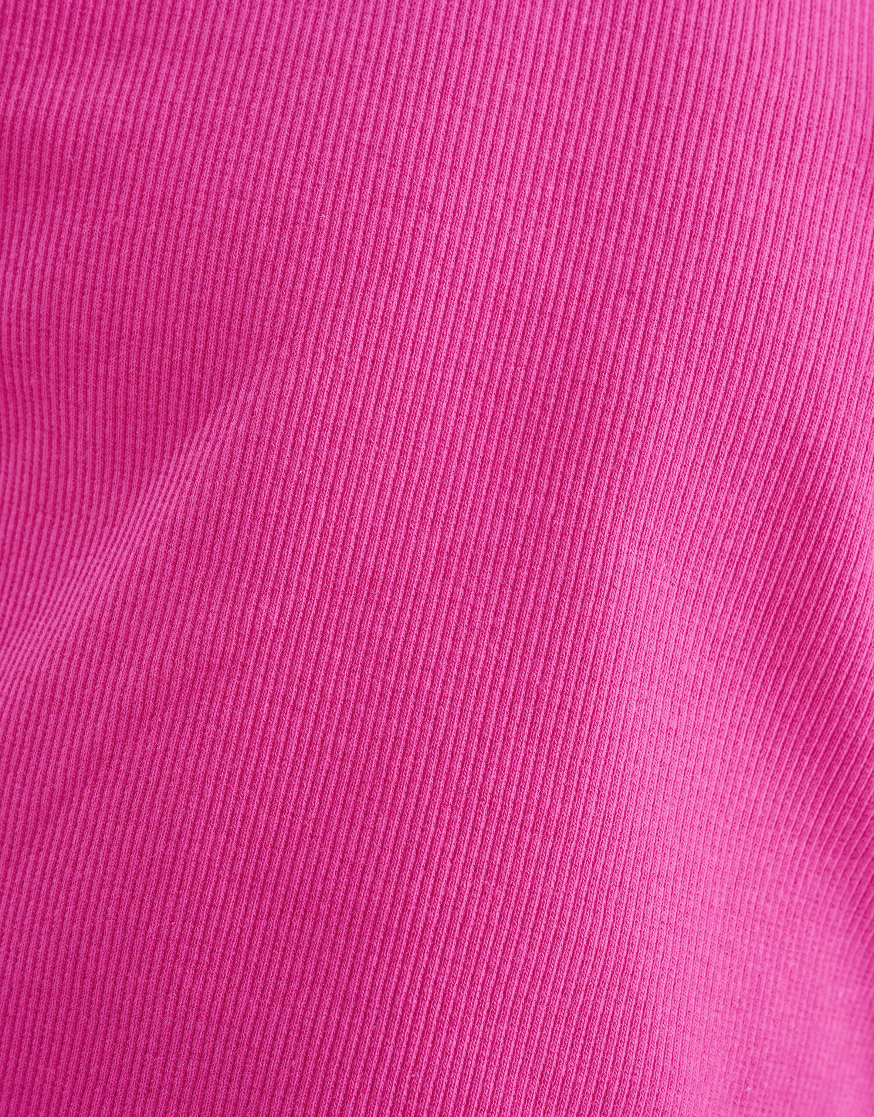 Ribbel Crop top Roze SHOEBY GIRLS