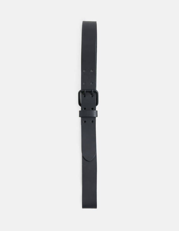 Dubbele Pin Riem Zwart ACCESSOIRES SHOEBY