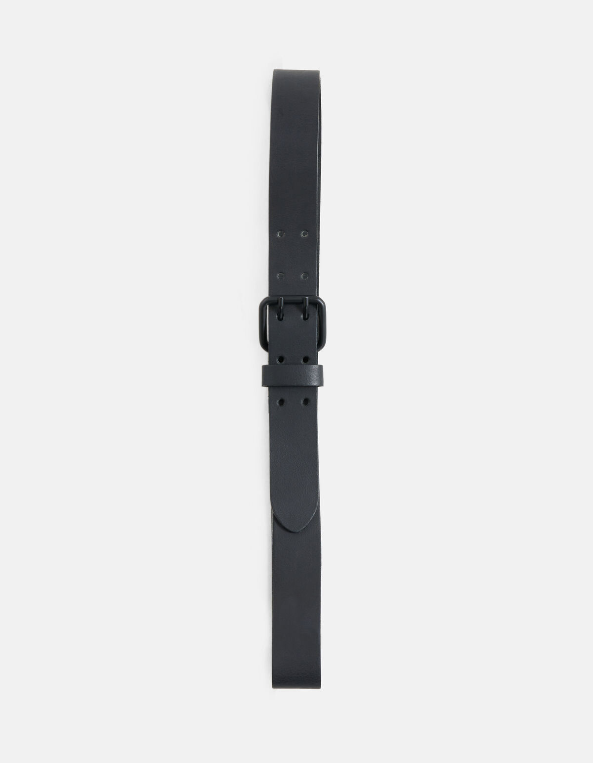 Dubbele Pin Riem Zwart ACCESSOIRES SHOEBY