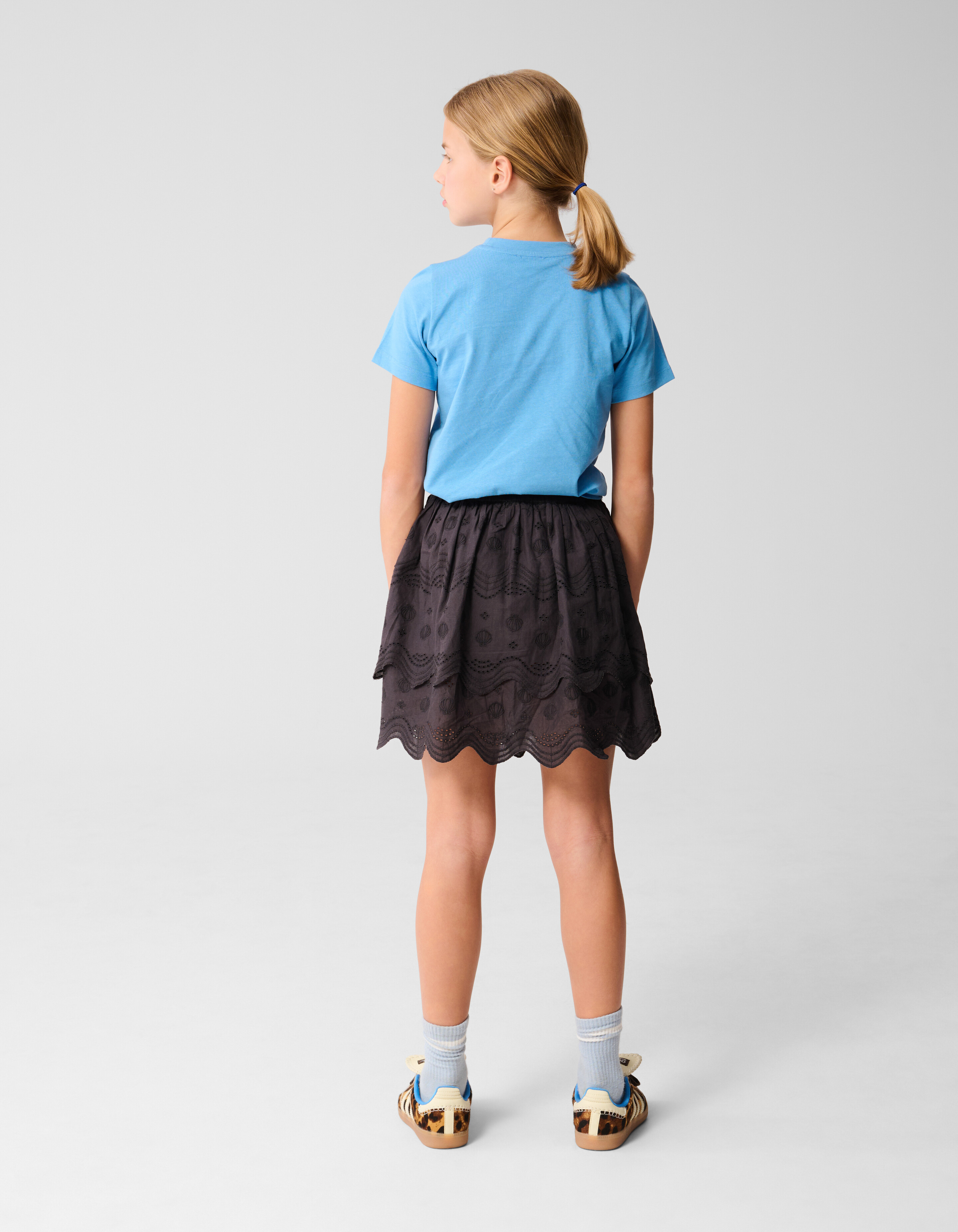 Jungle T-shirt Blauw SHOEBY GIRLS