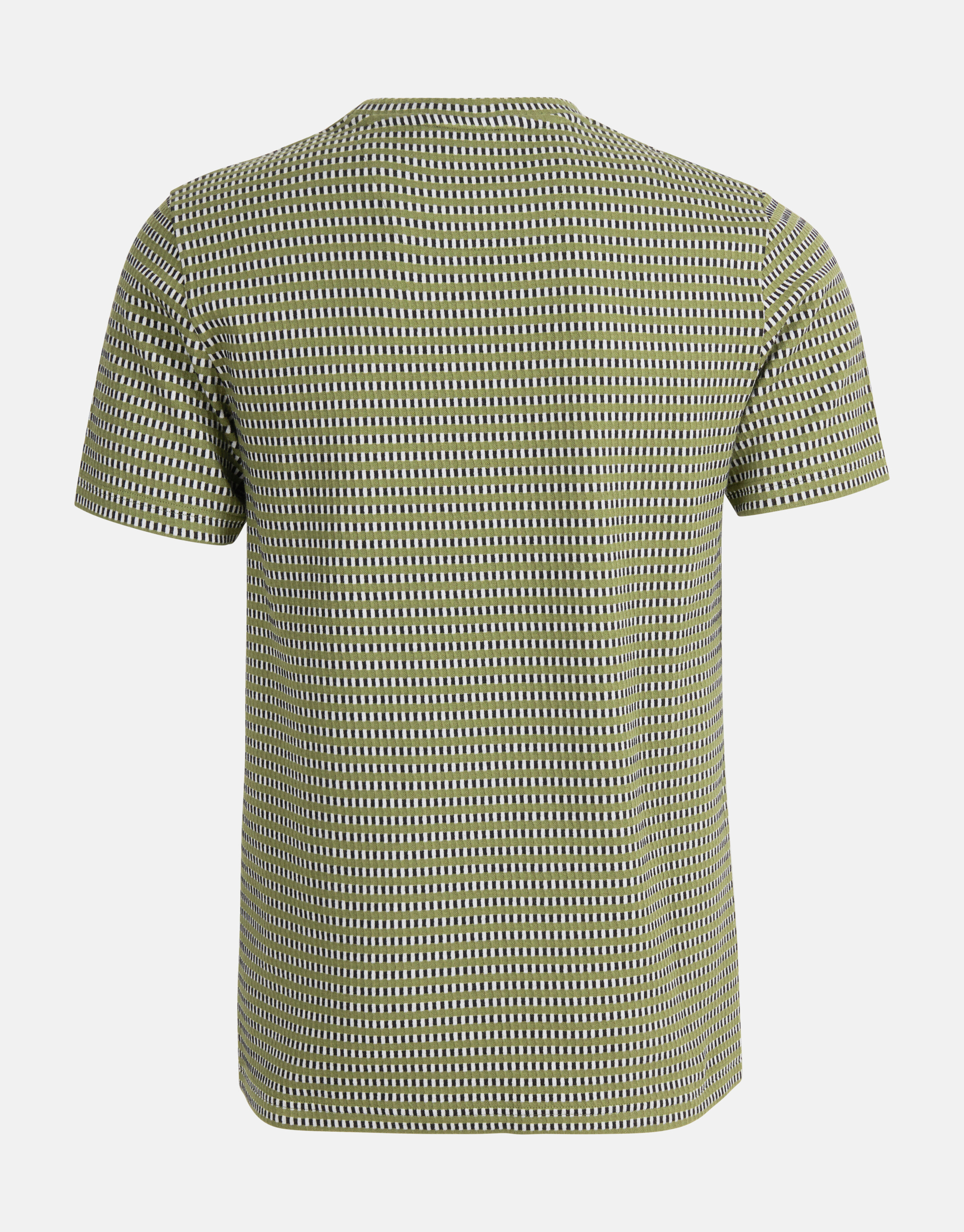 Structuur T-shirt Donkergroen SHOEBY MEN