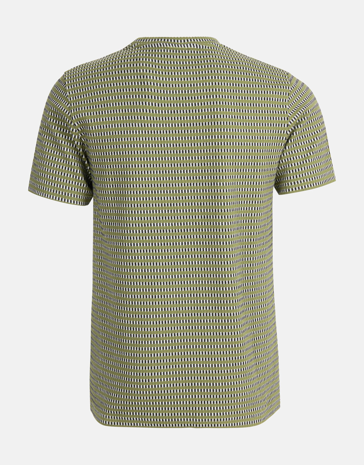 Structuur T-shirt Donkergroen SHOEBY MEN