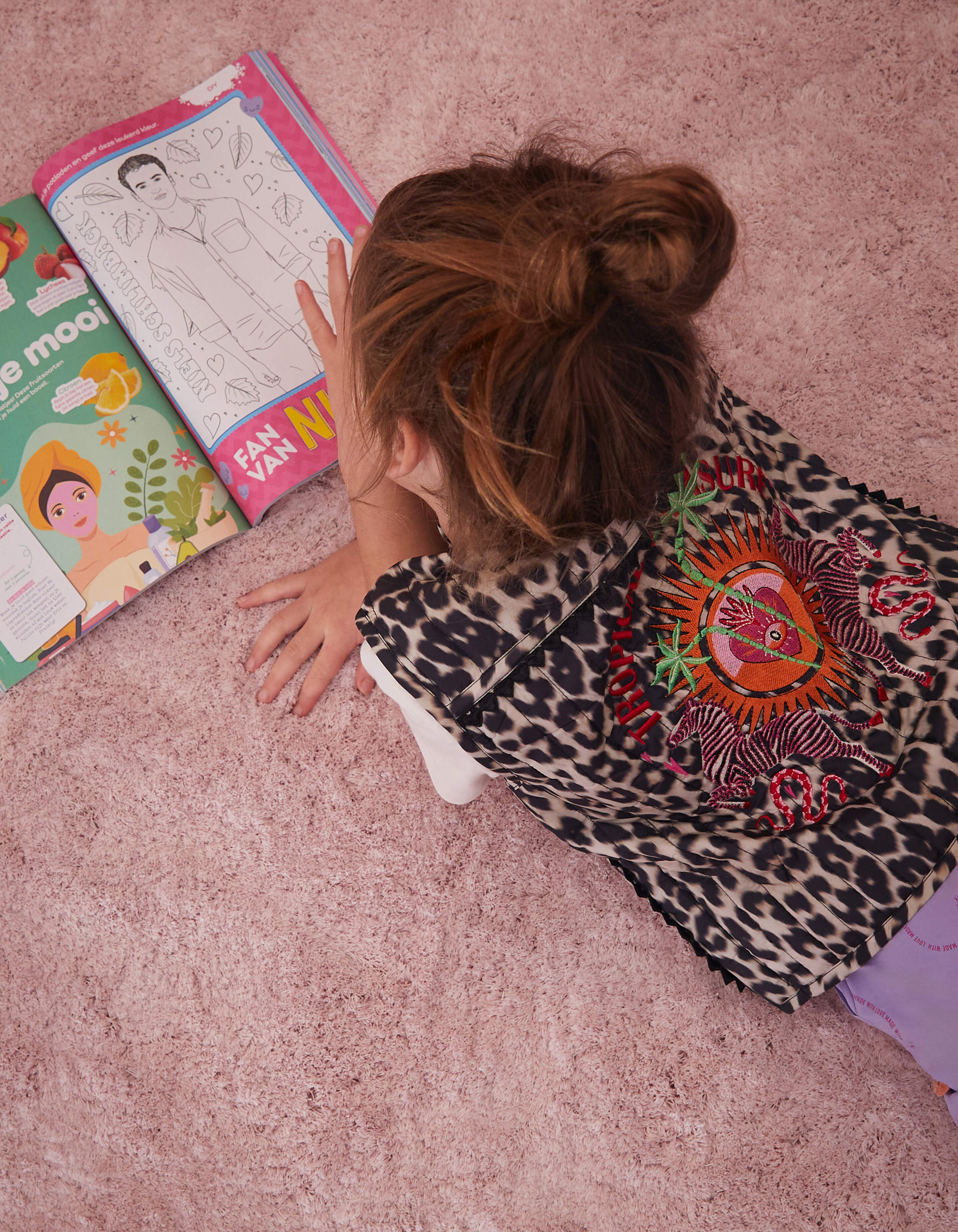 Leopard Printed Gilet Bruin By Lizzy SHOEBY GIRLS