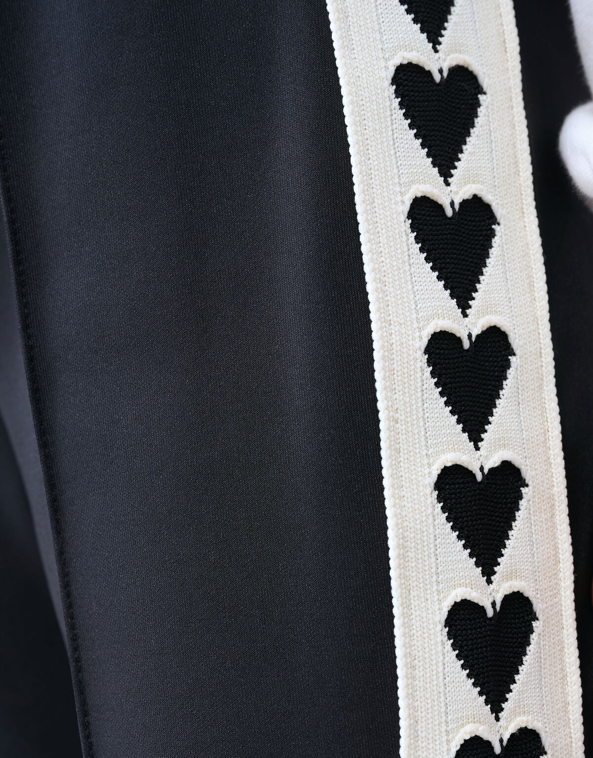 Sporty Tape Wide Leg Broek Zwart SHOEBY GIRLS