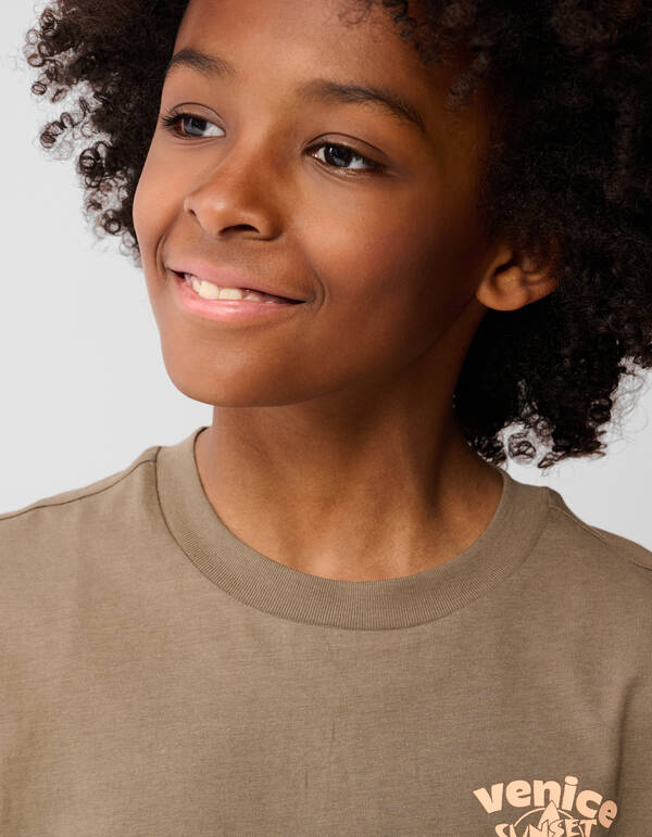 Venice Artwork T-shirt Bruin SHOEBY BOYS