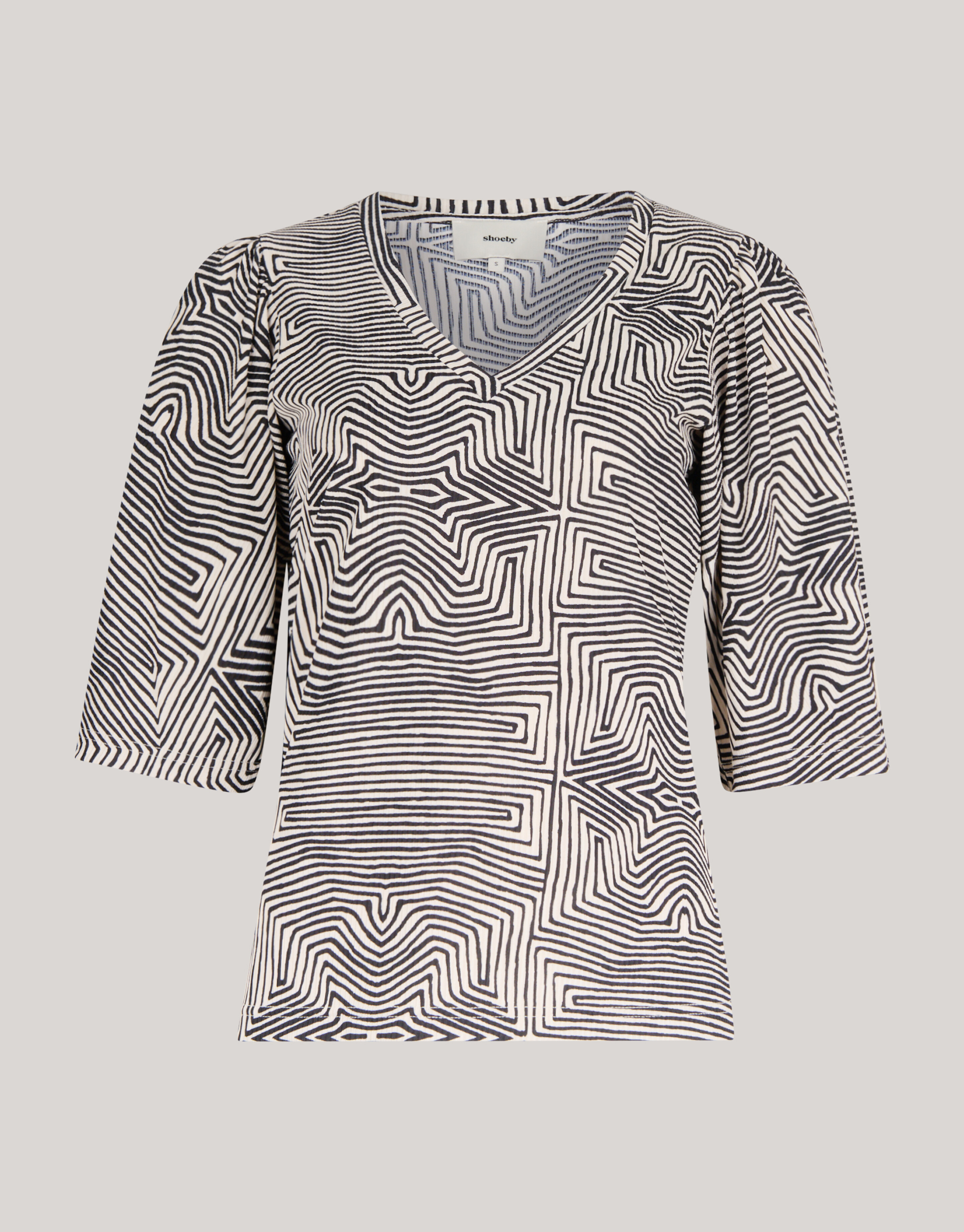 Rib Jersey Ruffle Top SHOEBY WOMEN