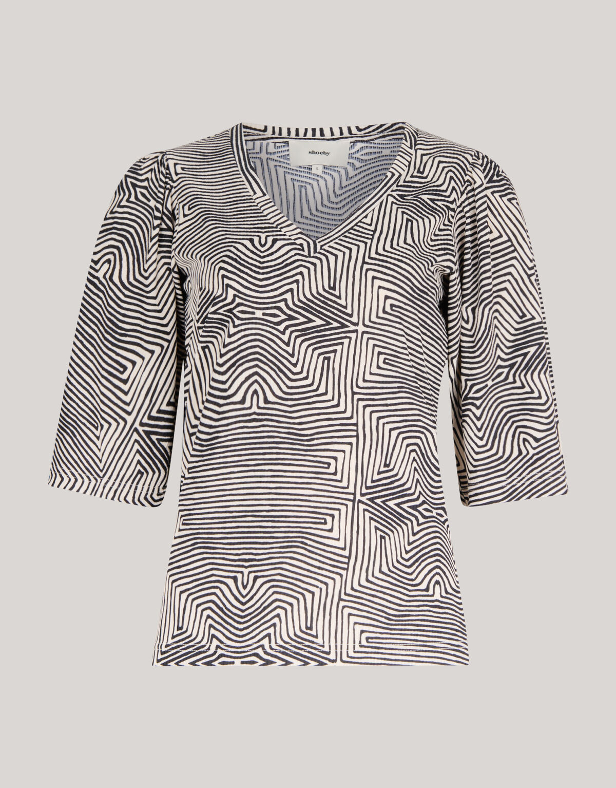 Rib Jersey Ruffle Top SHOEBY WOMEN