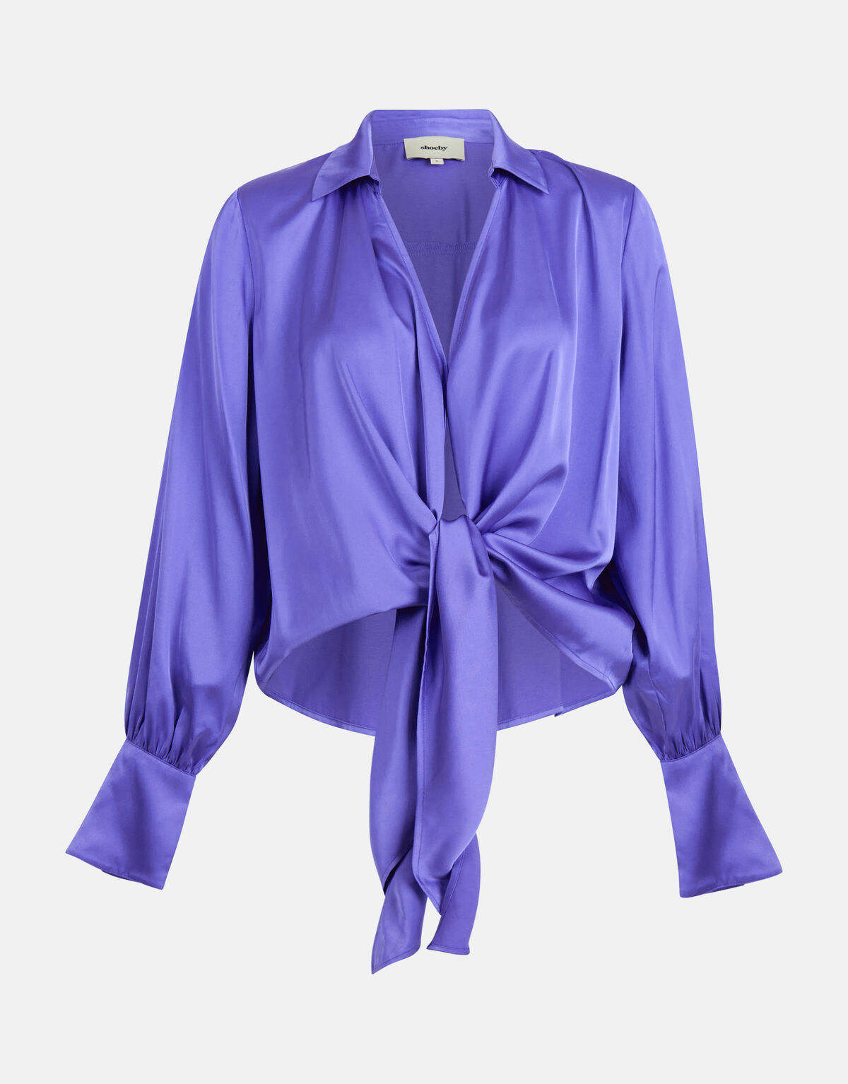 Knot Blouse Paars By Mieke SHOEBY WOMEN