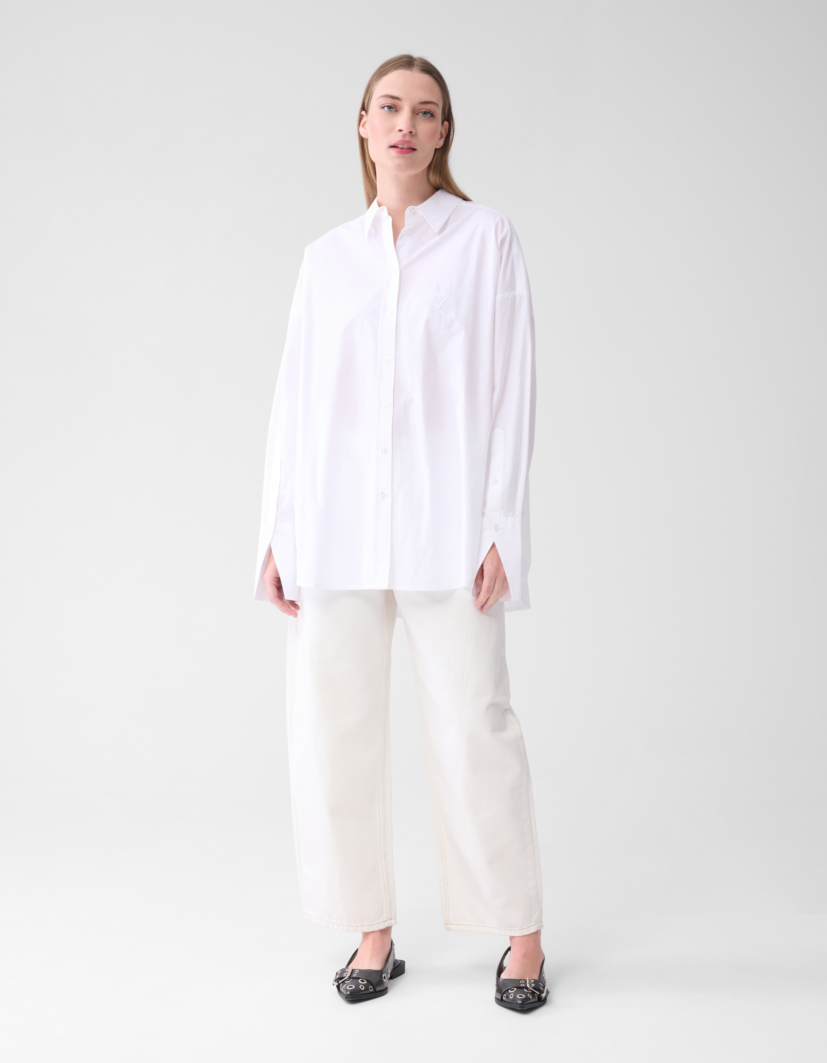 Oversized Embroidery Blouse Wit By Lonneke SHOEBY WOMEN