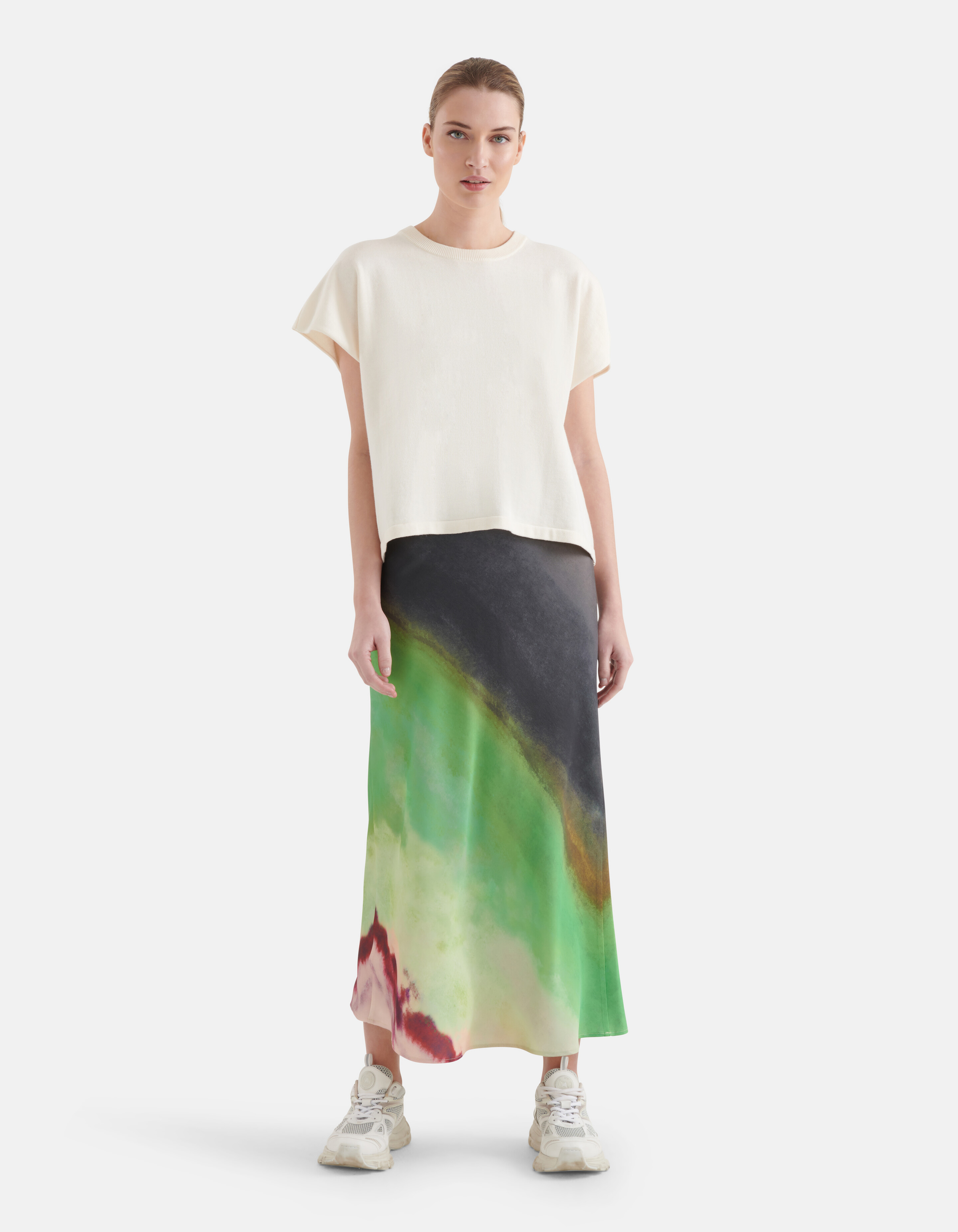 Gebreid T-shirt Gebroken Wit By Mieke SHOEBY WOMEN