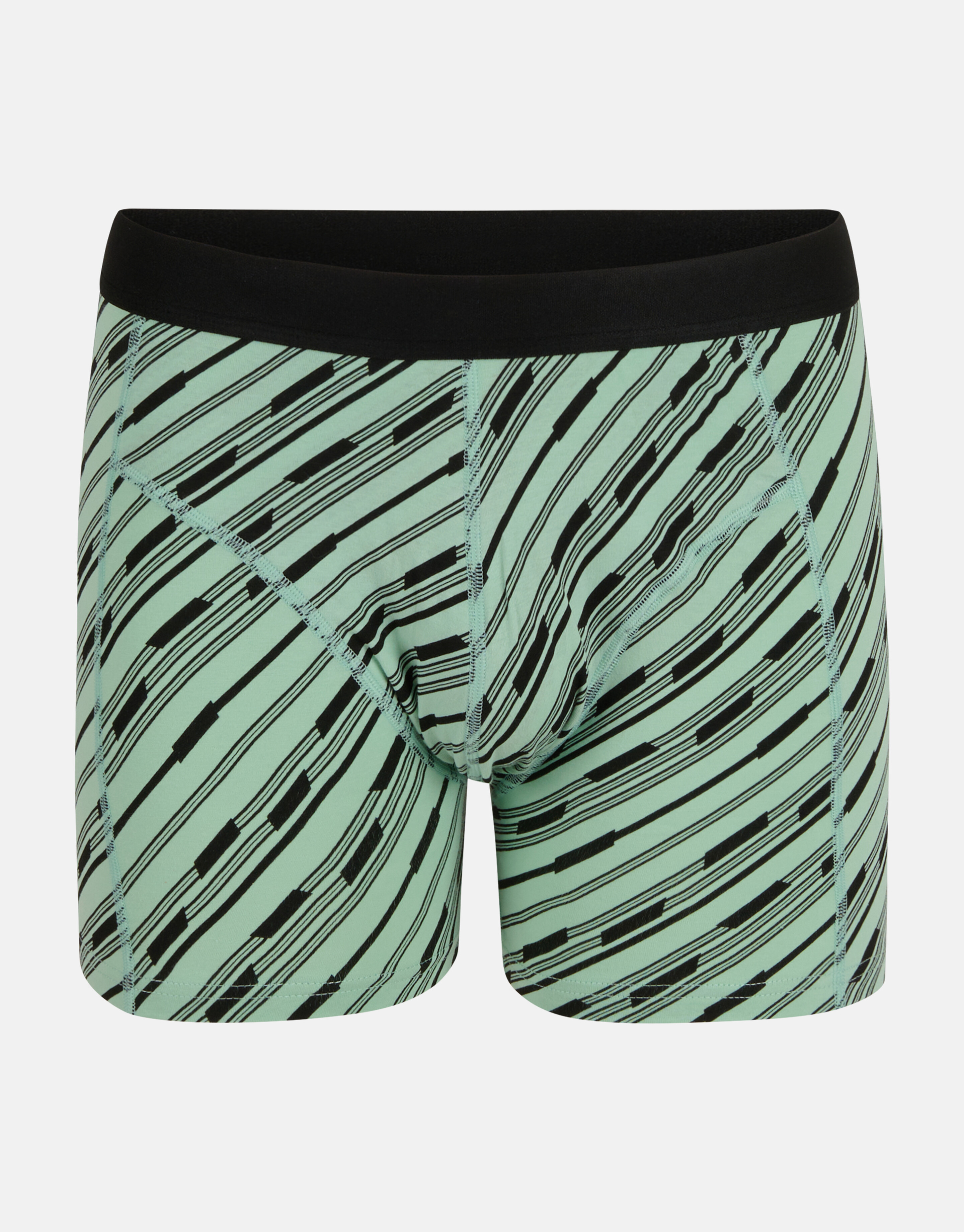 Gestreepte Boxershort Groen SHOEBY ACCESSOIRES