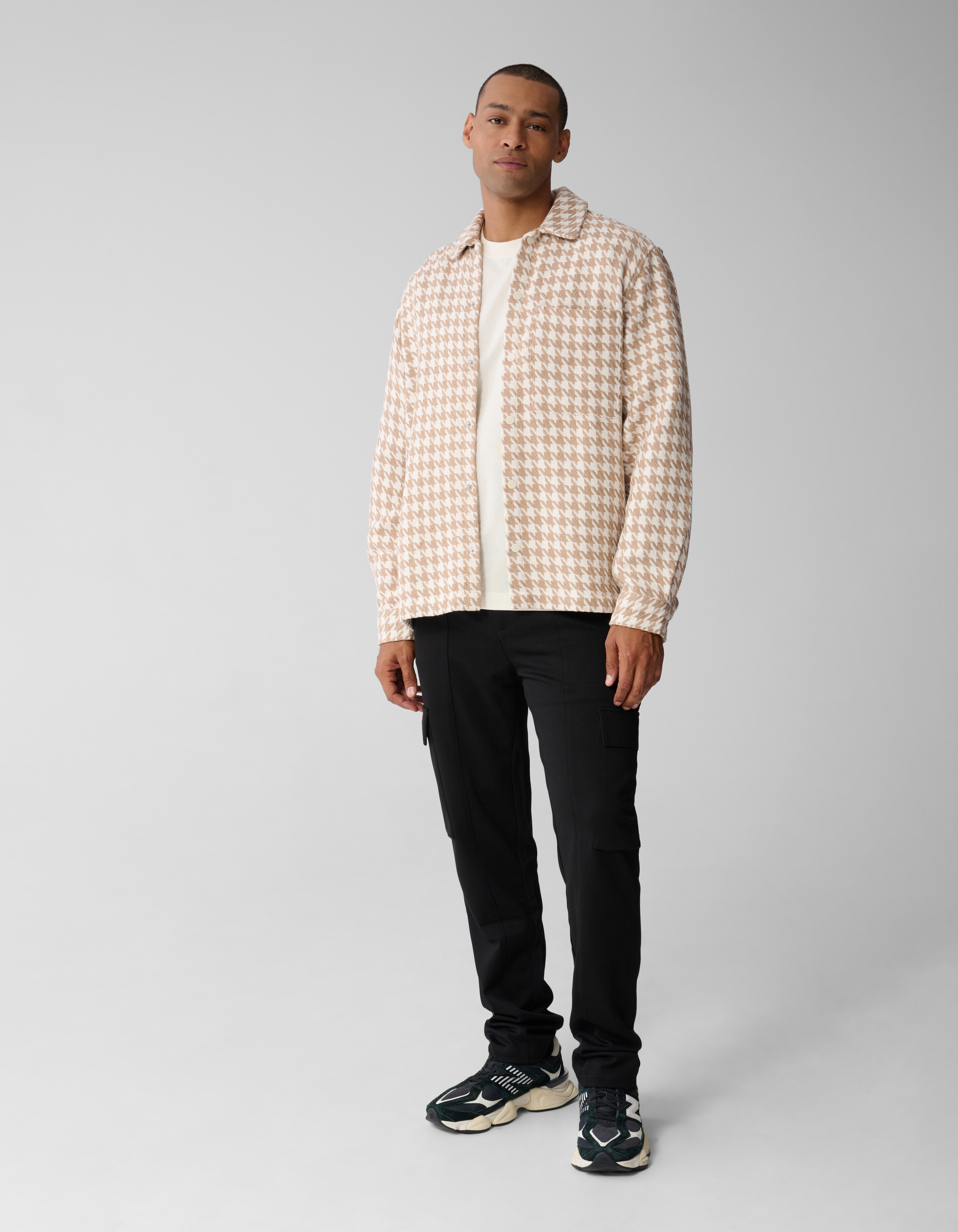 Ruiten Overshirt Zand SHOEBY MEN