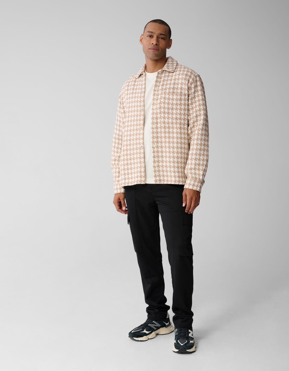 Ruiten Overshirt Zand SHOEBY MEN
