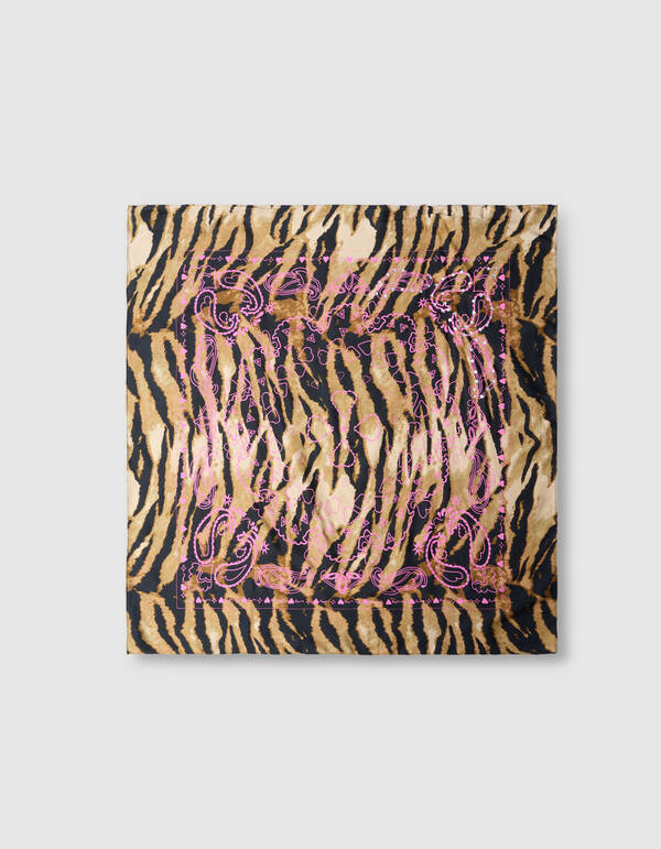 Strass Paisley Sjaal Bruin SHOEBY ACCESSOIRES