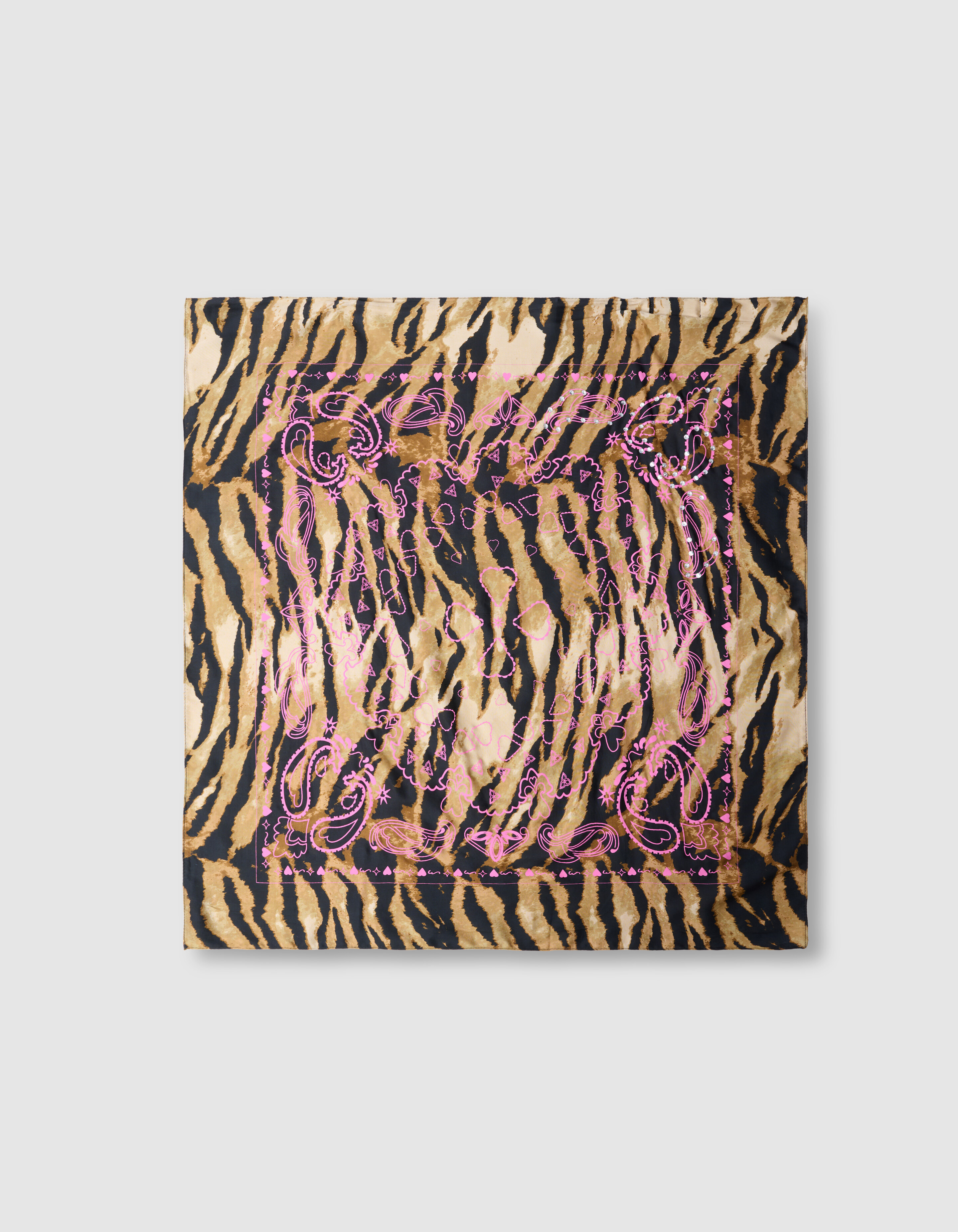 Strass Paisley Sjaal Bruin SHOEBY ACCESSOIRES