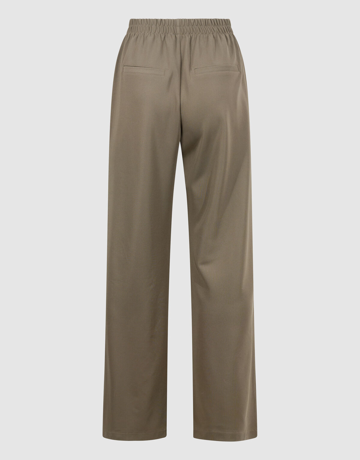 Basis Wide Leg Broek Donkergroen SHOEBY WOMEN